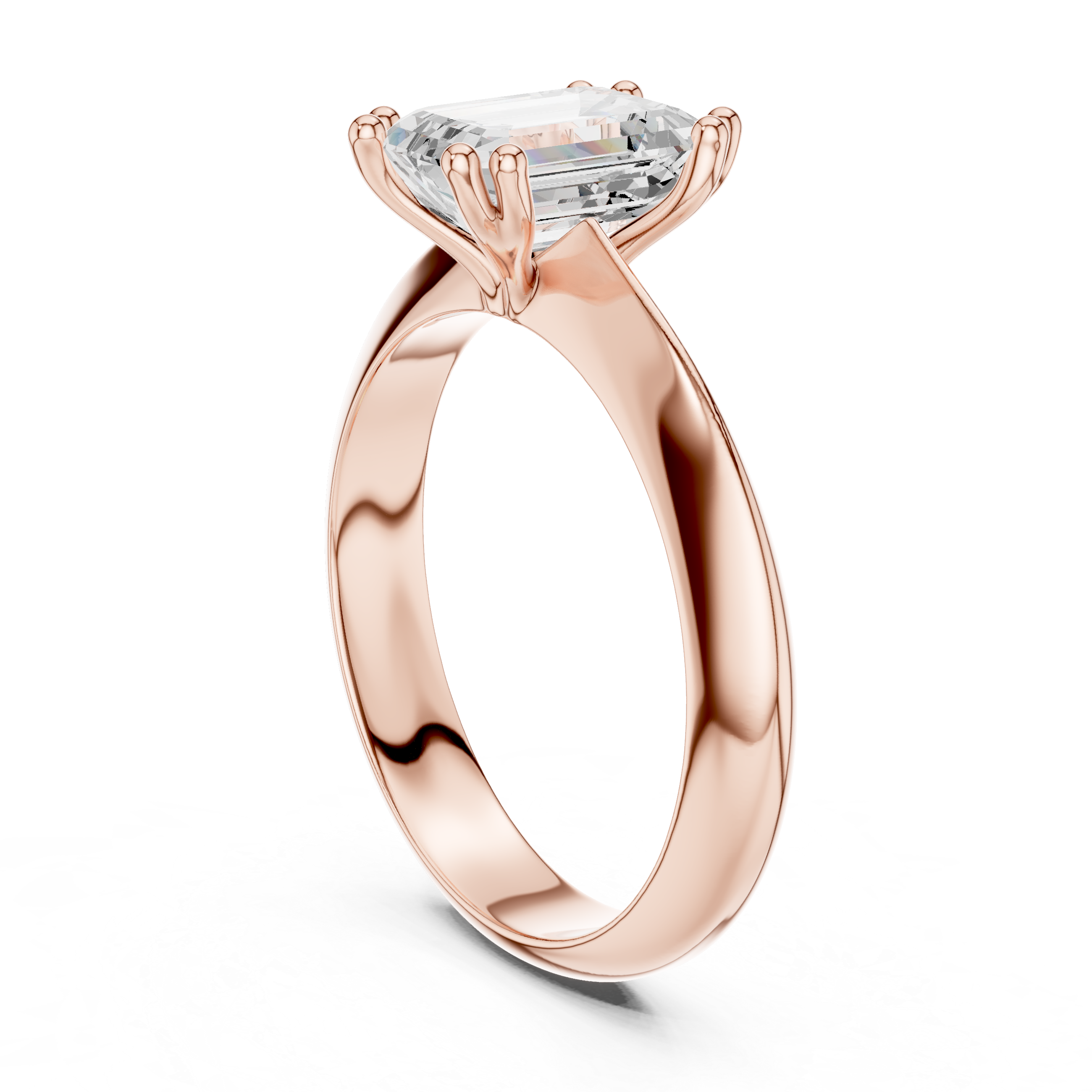 Celeste Emerald Cut Diamond Ring