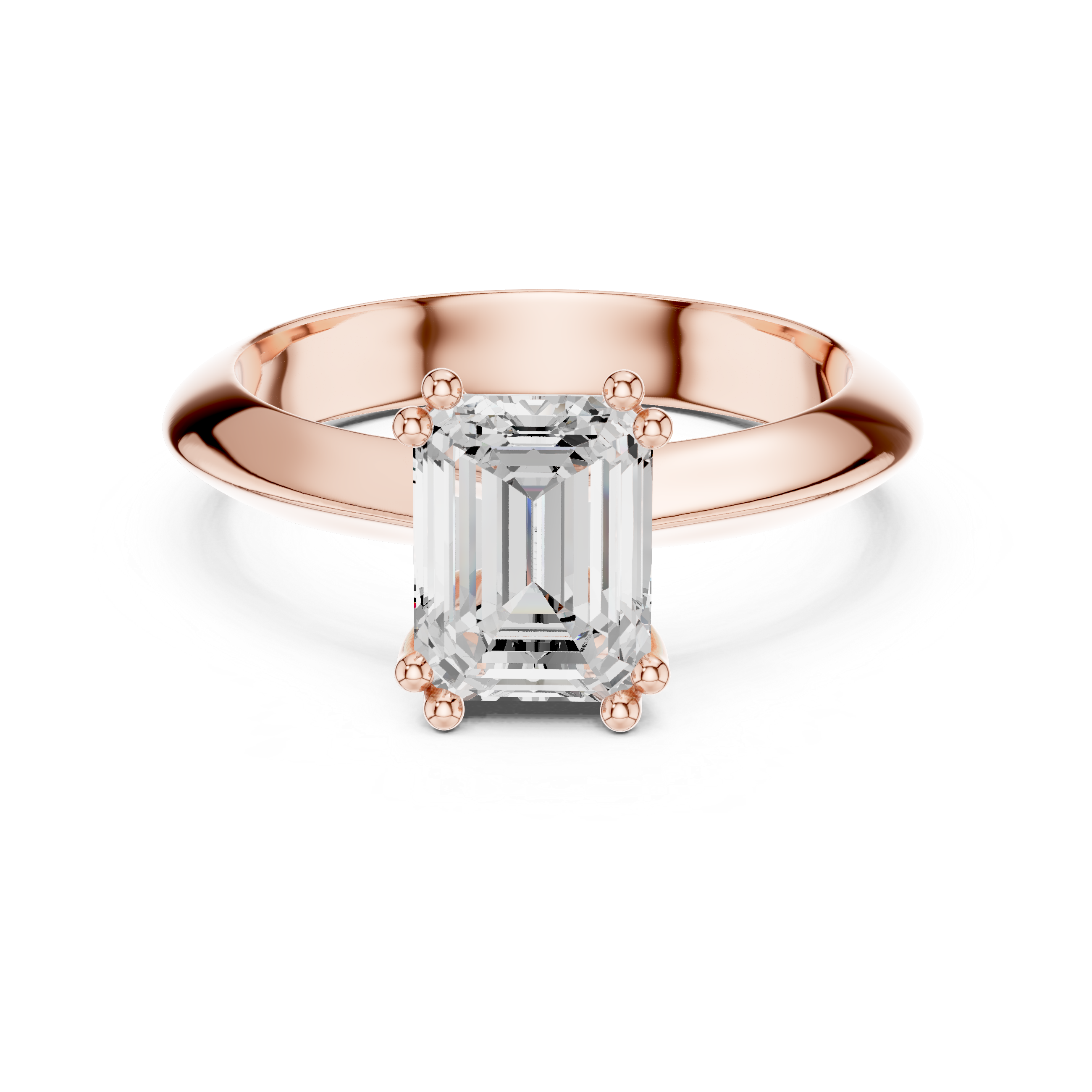 Celeste Emerald Cut Diamond Ring