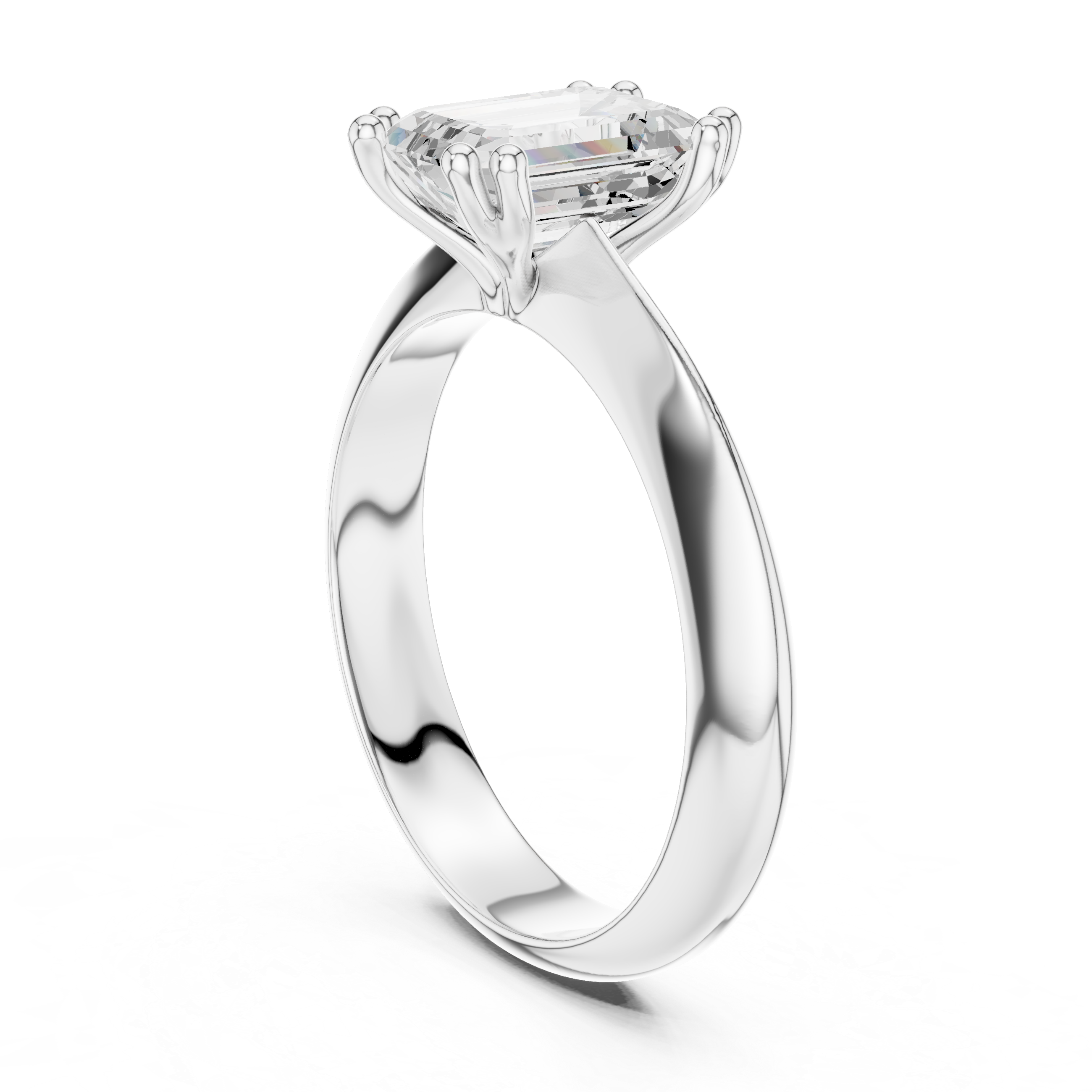 Celeste Emerald Cut Diamond Ring