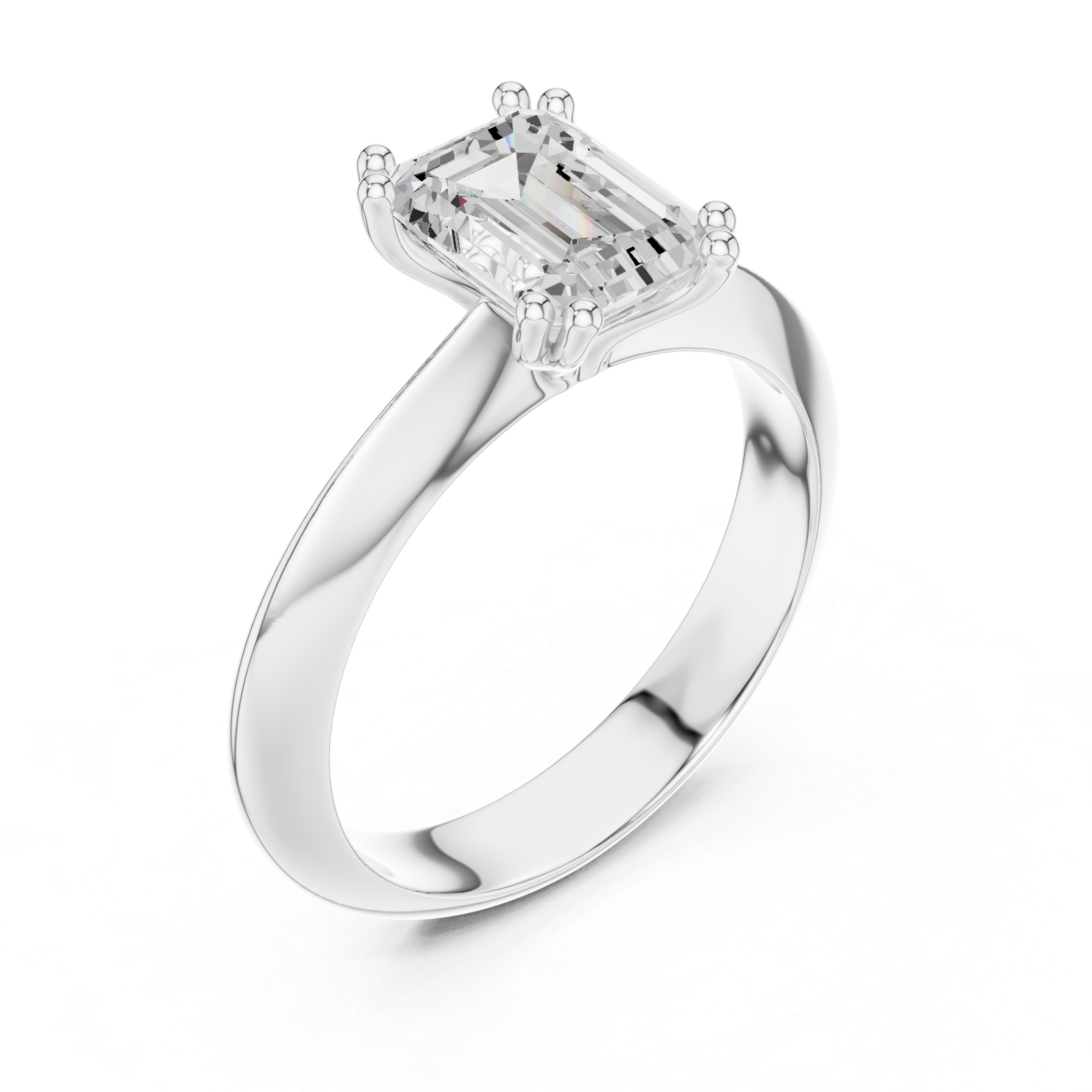 Celeste Emerald Cut Diamond Ring