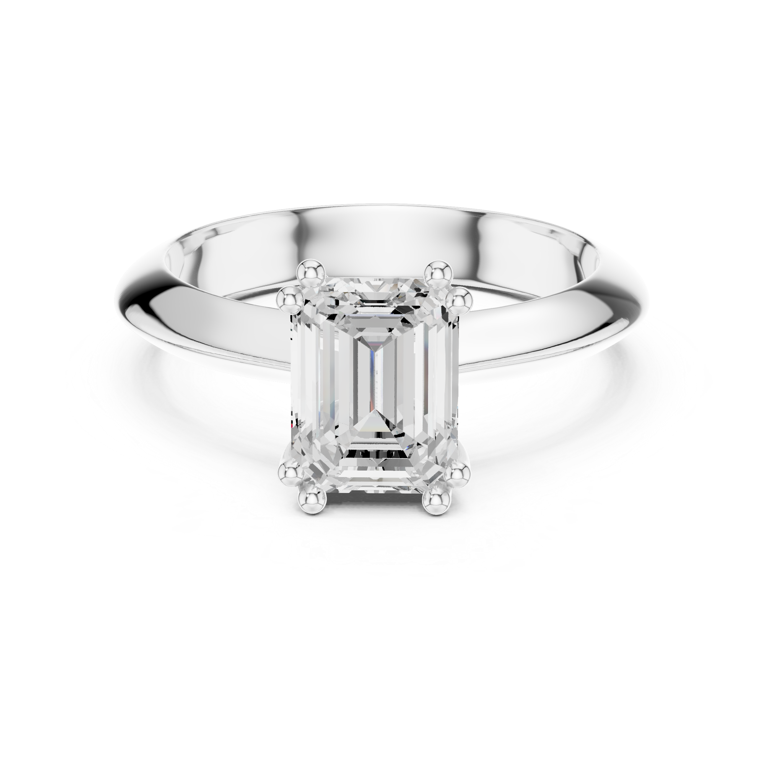 Celeste Emerald Cut Diamond Ring