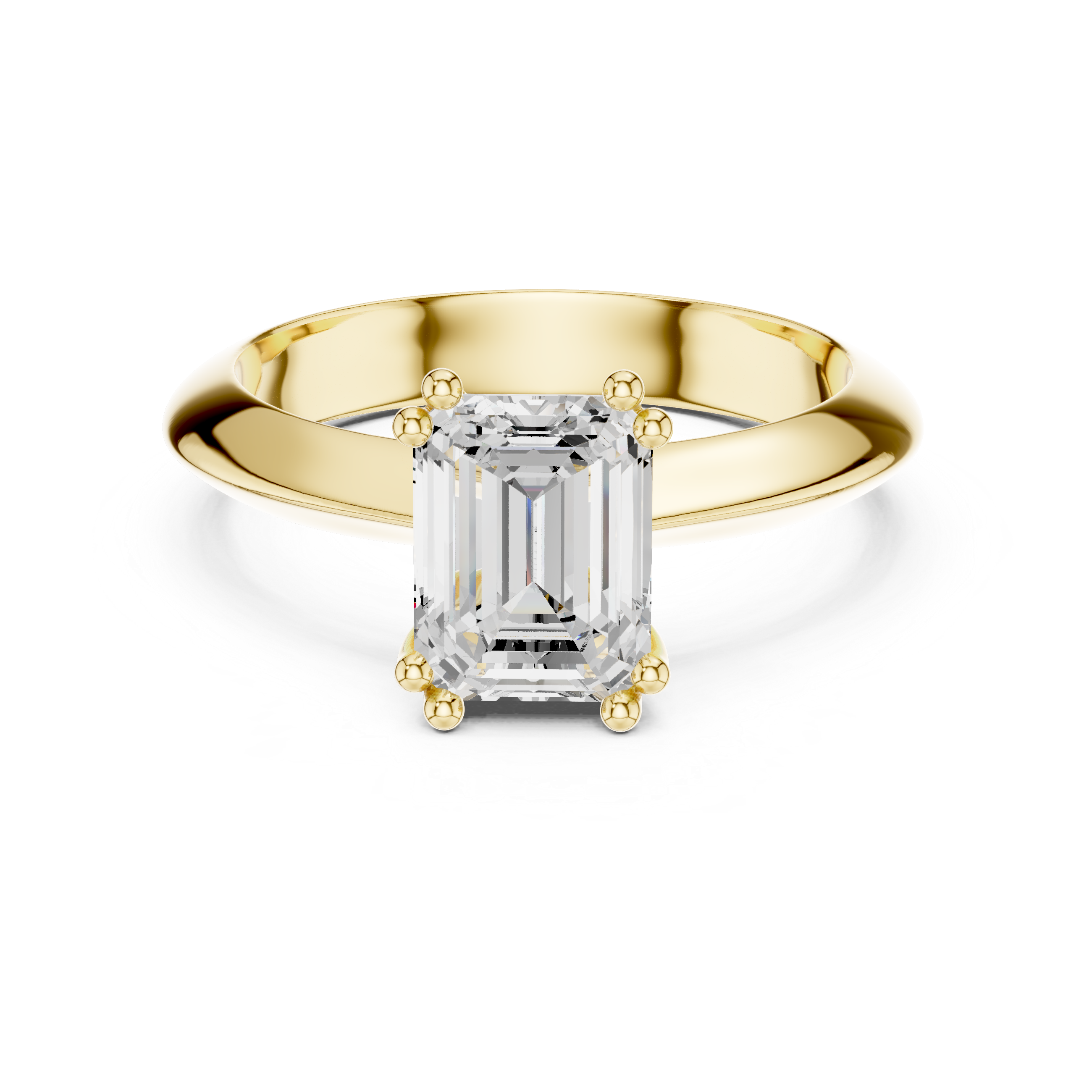 Celeste Emerald Cut Diamond Ring