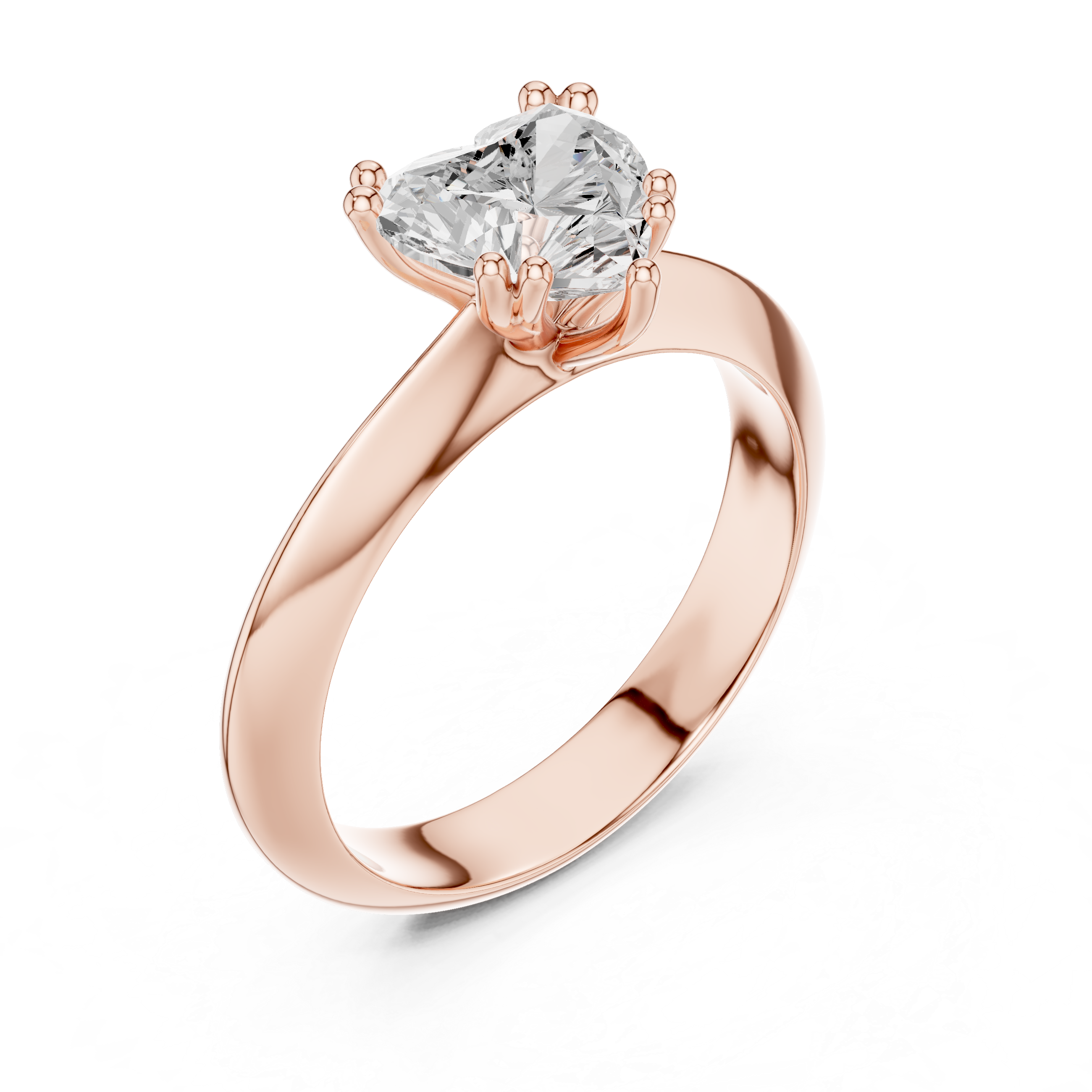 Aster Heart Cut Engagement Ring