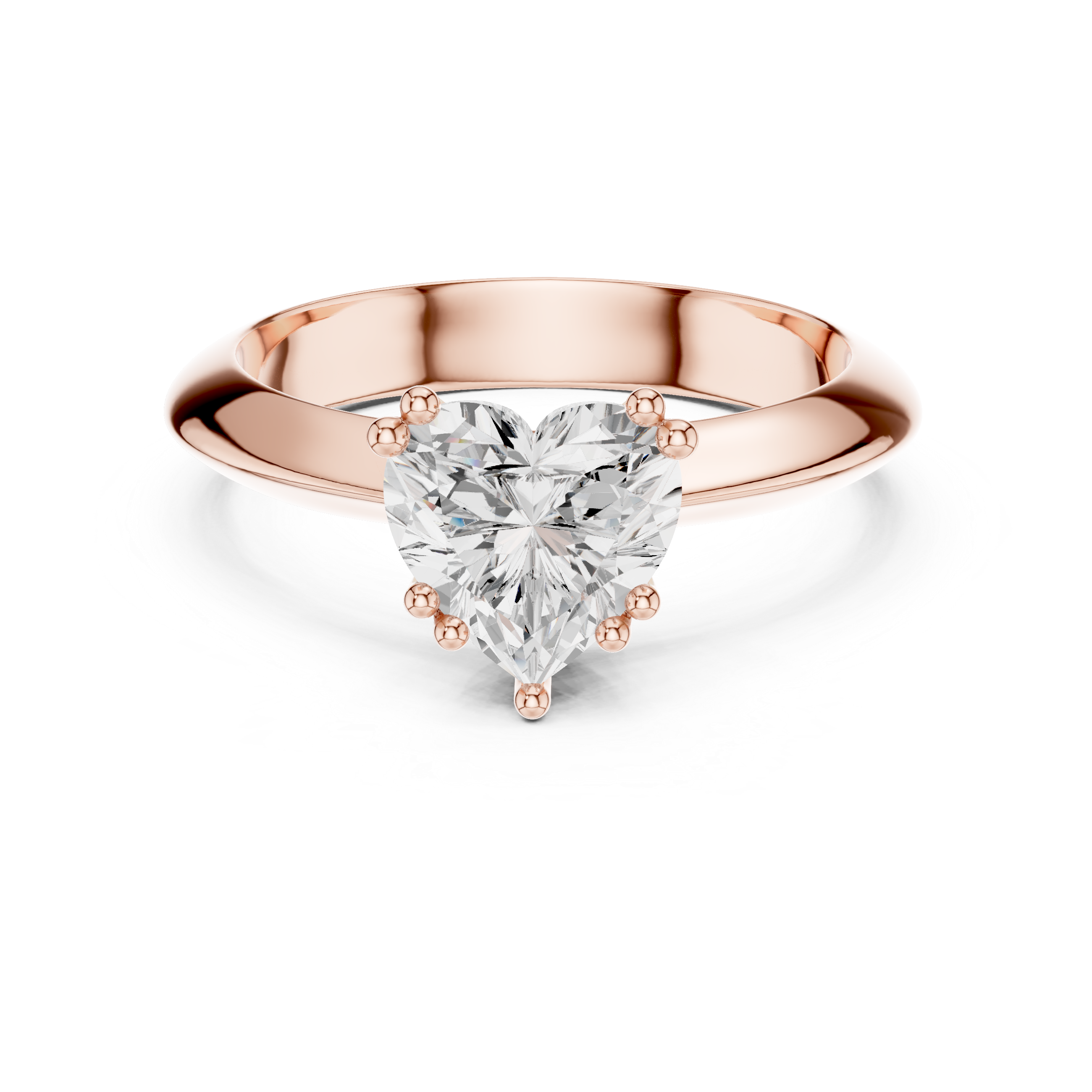 Aster Heart Cut Engagement Ring