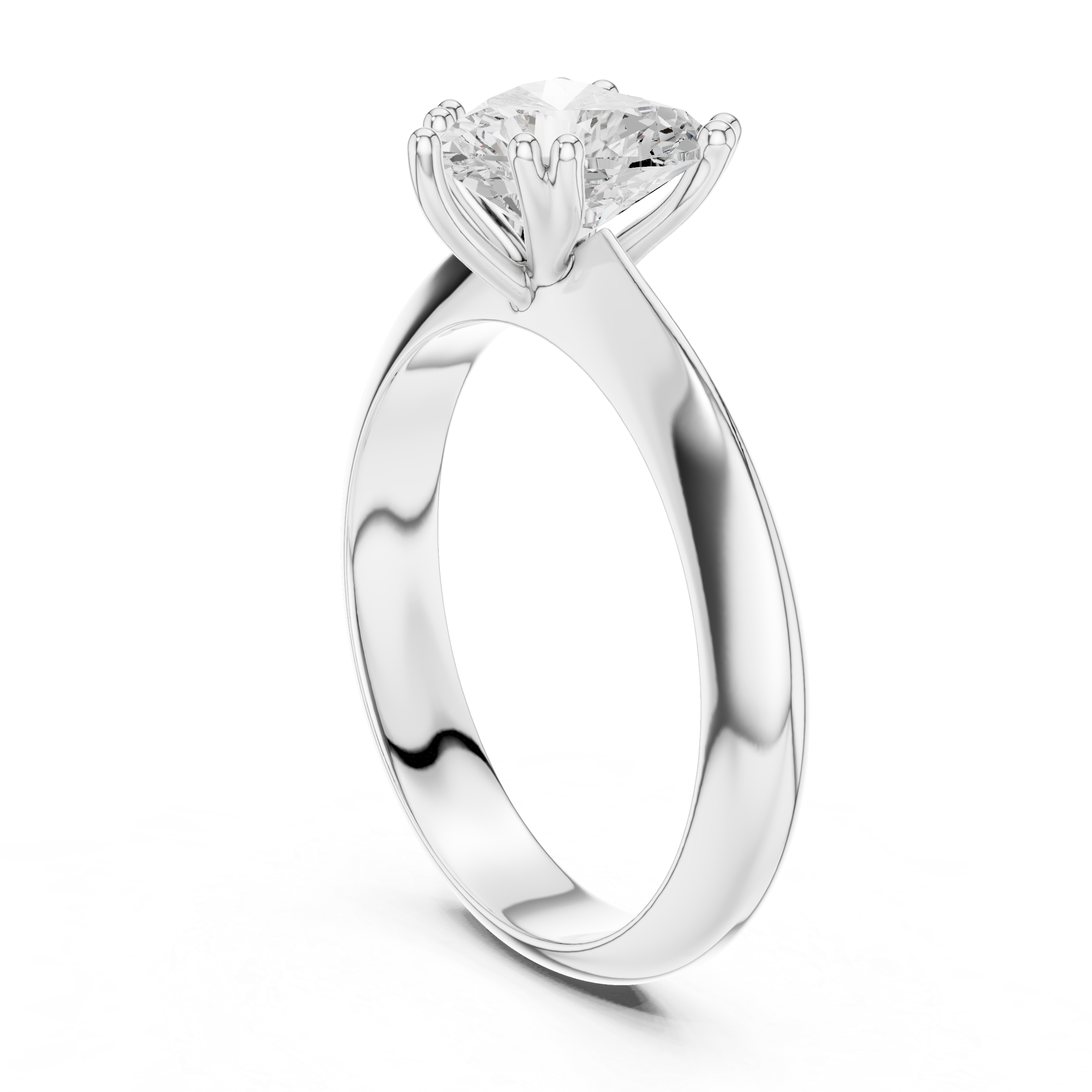 Aster Heart Cut Engagement Ring
