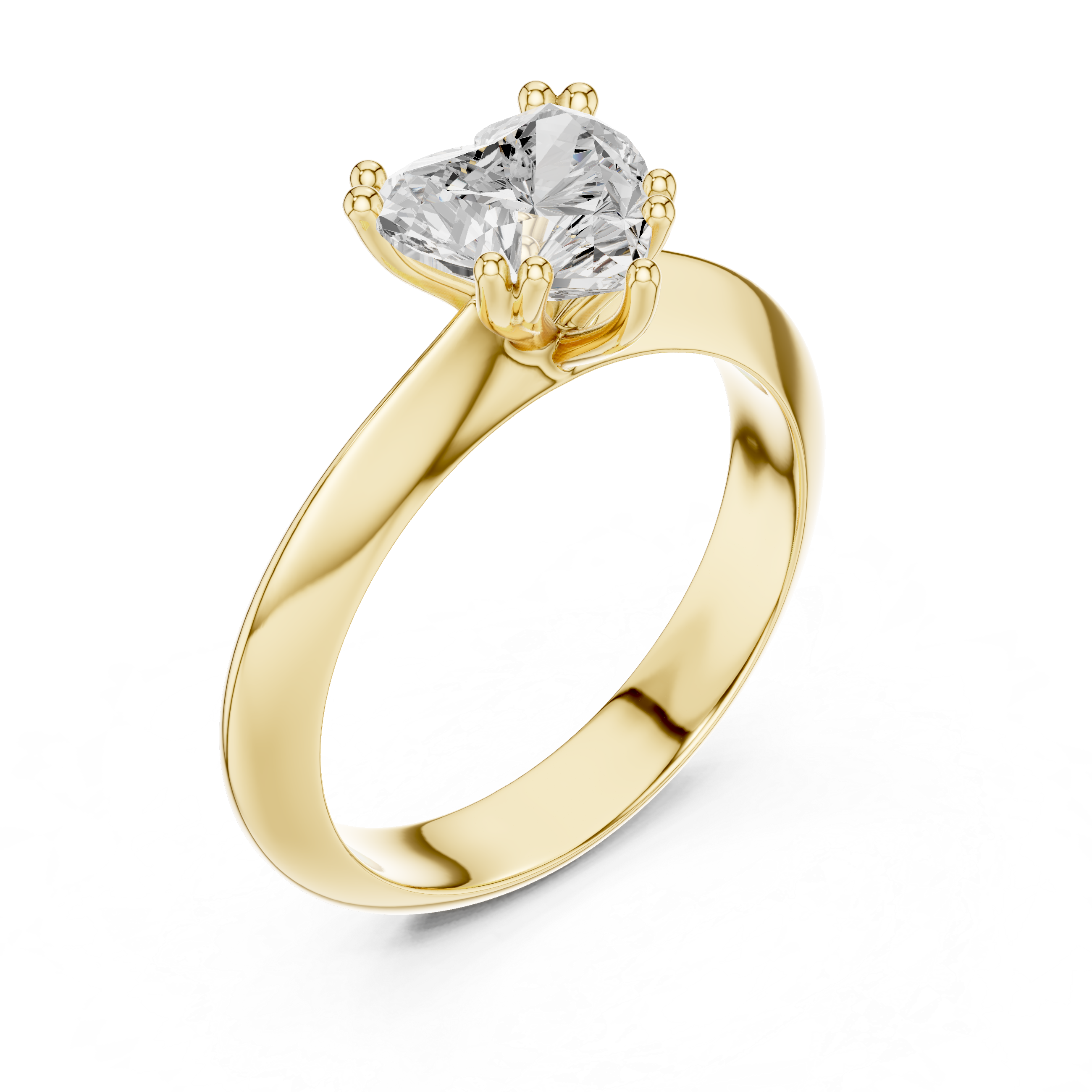 Aster Heart Cut Engagement Ring