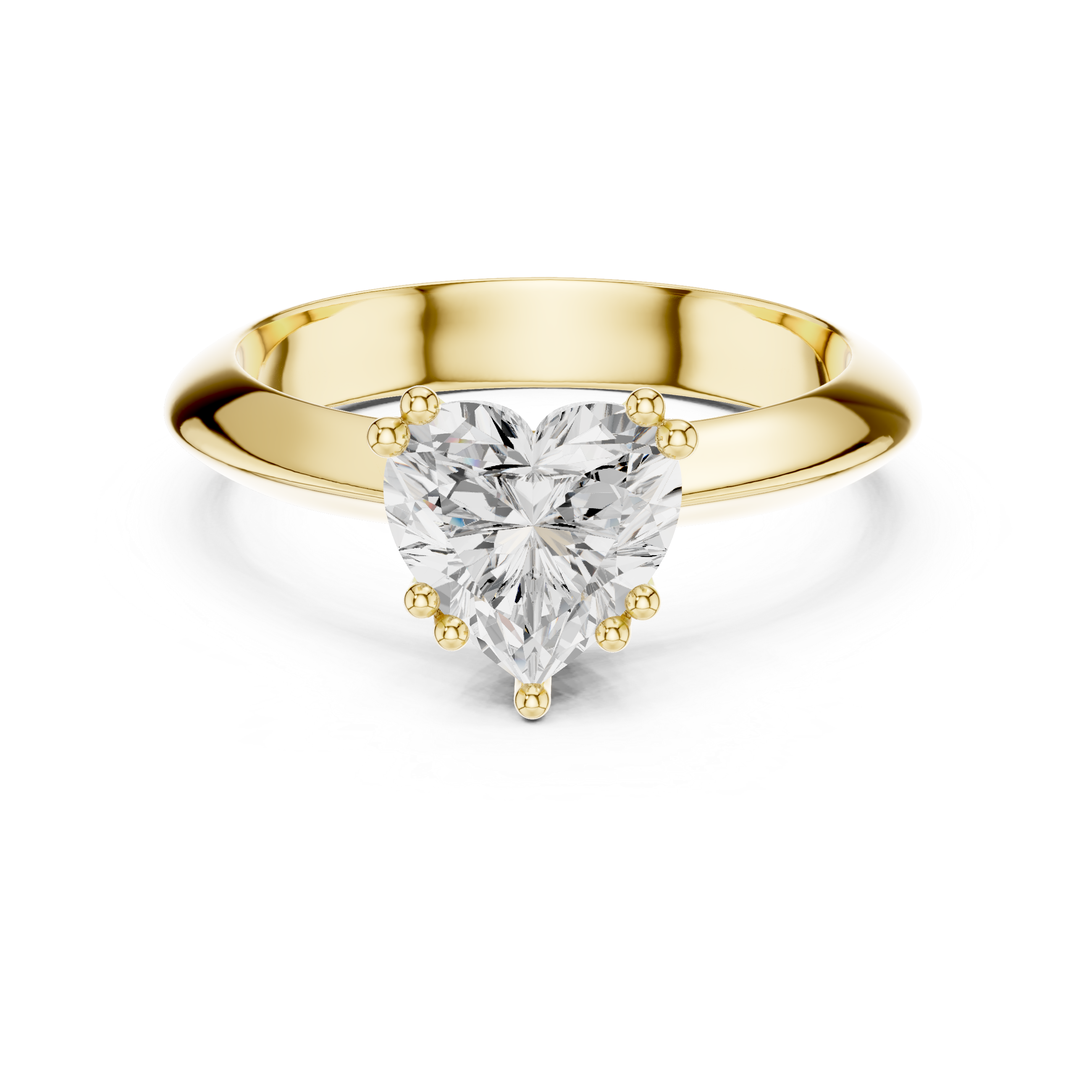 Aster Heart Cut Engagement Ring