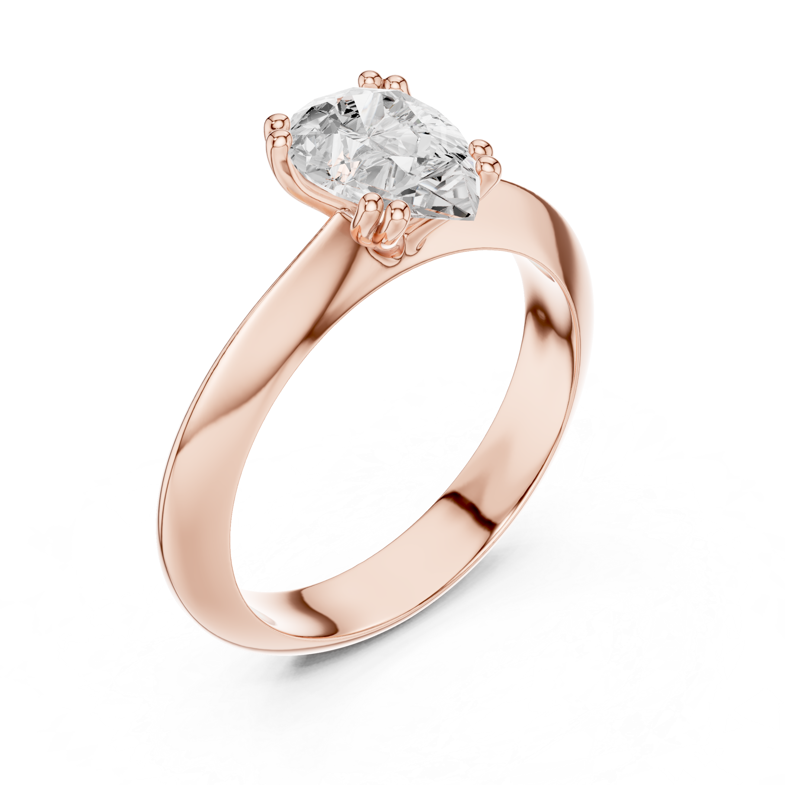Celeste Pear Cut Diamond Ring