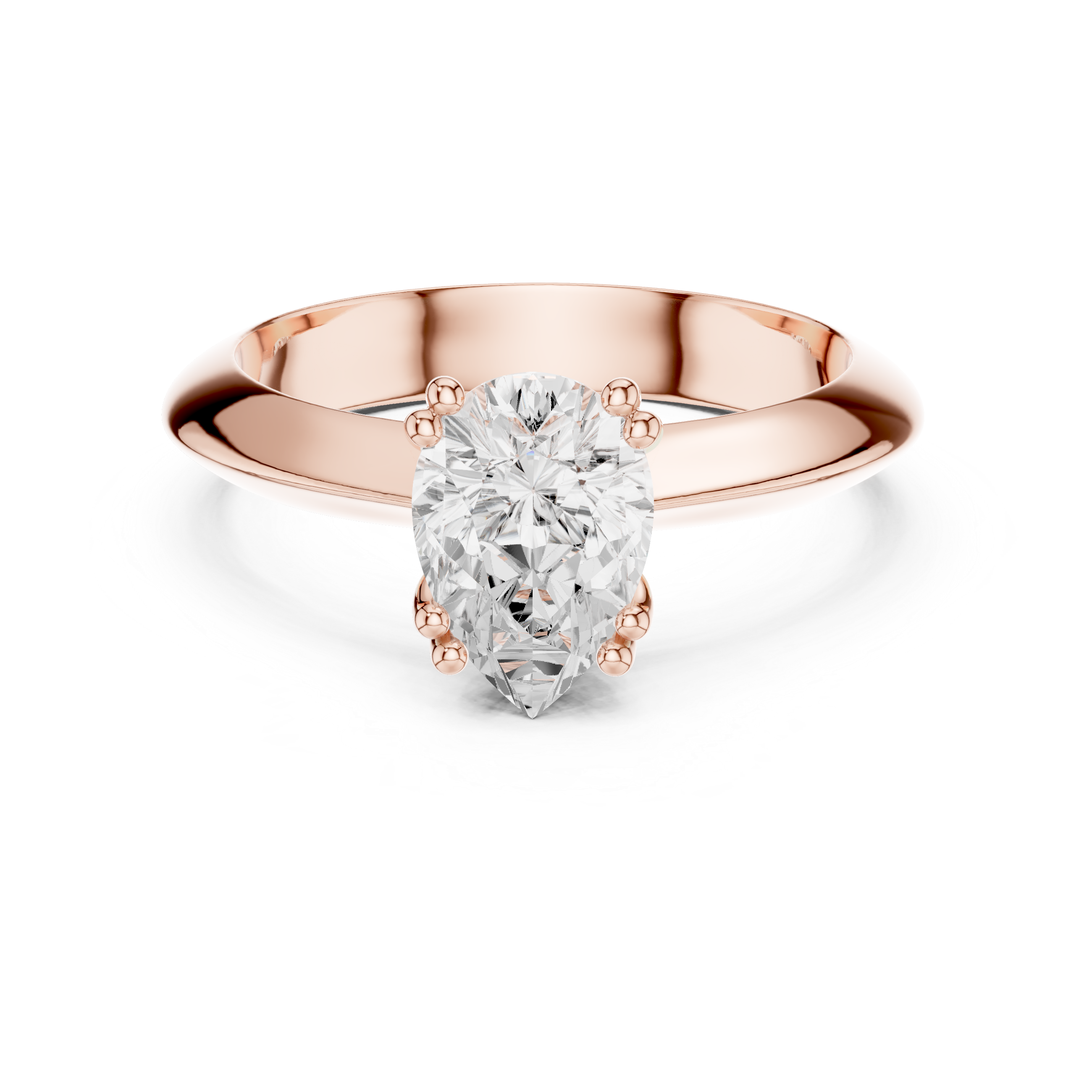 Celeste Pear Cut Diamond Ring