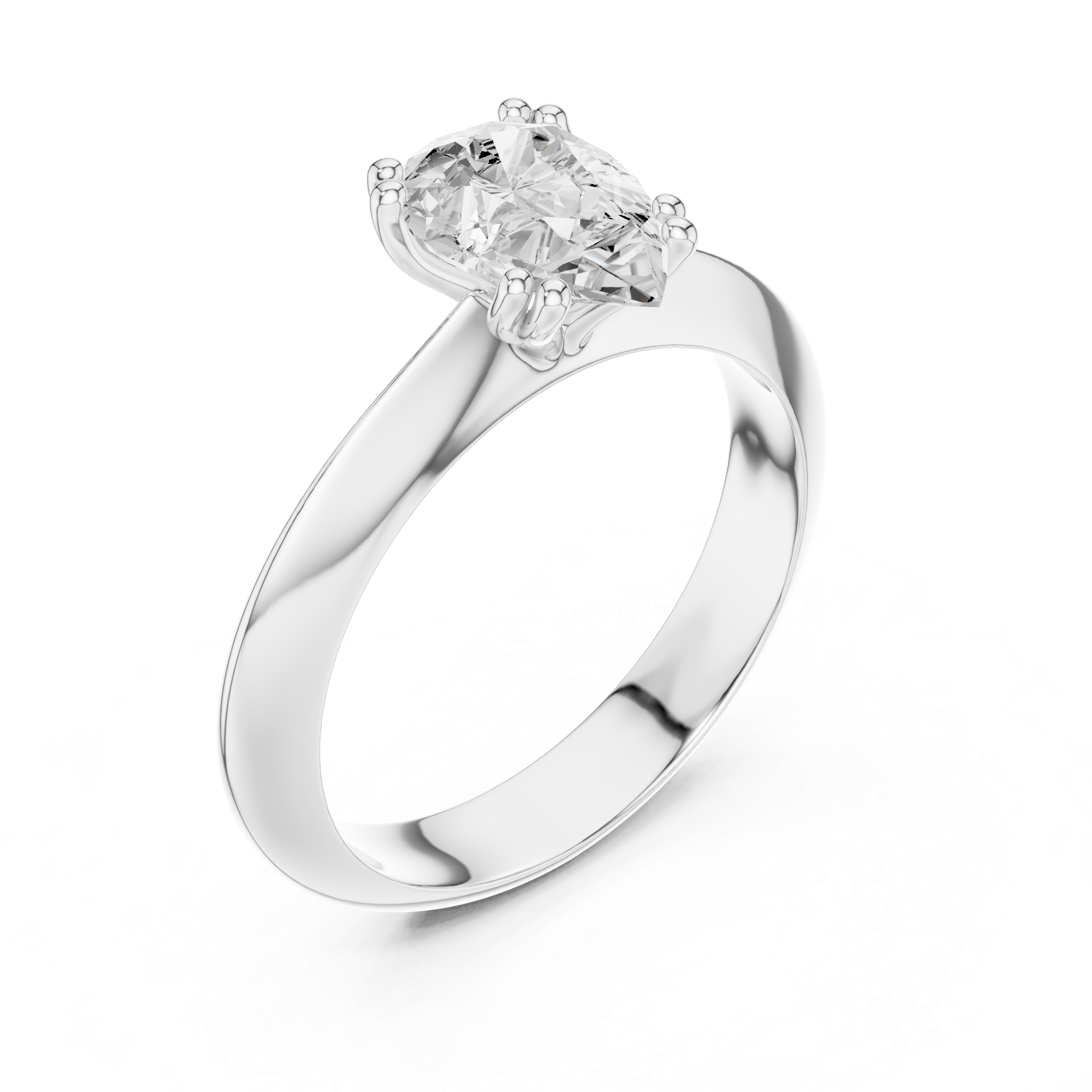Celeste Pear Cut Diamond Ring