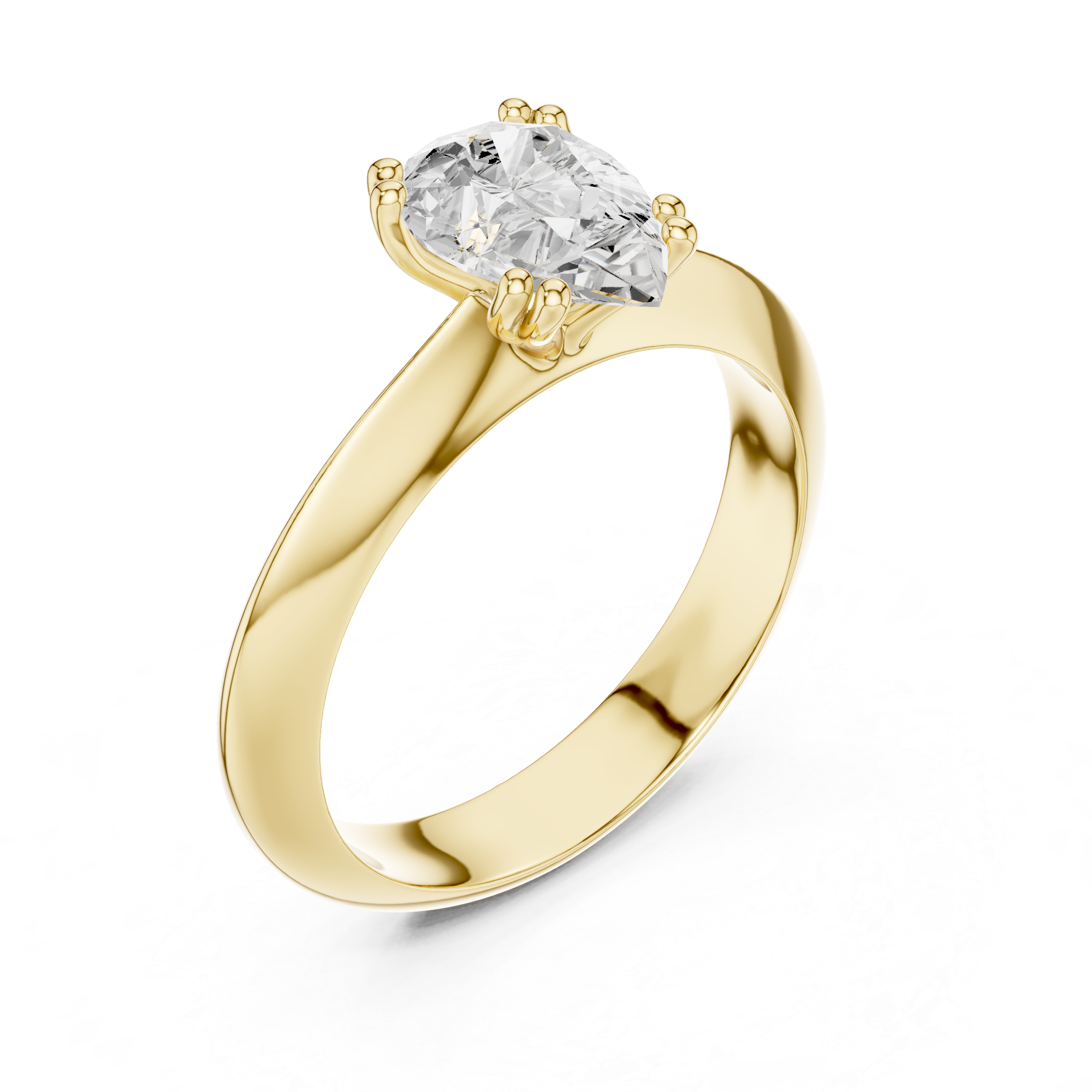 Celeste Pear Cut Diamond Ring