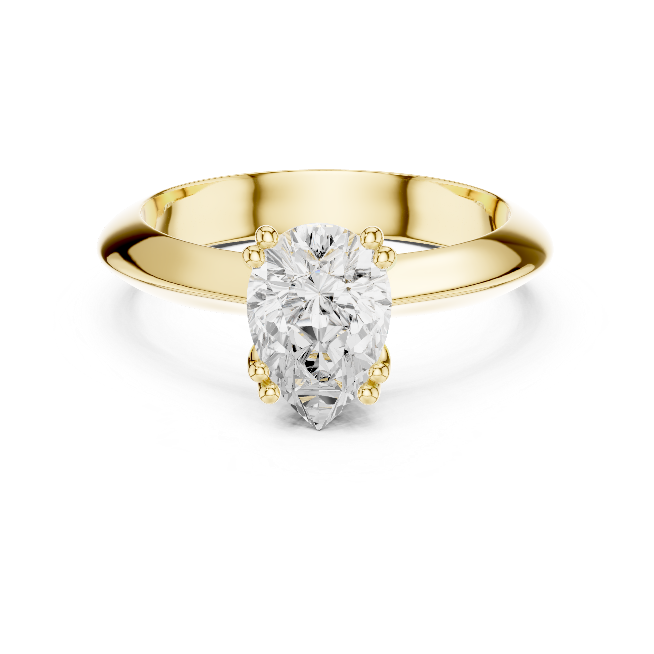 Celeste Pear Cut Diamond Ring