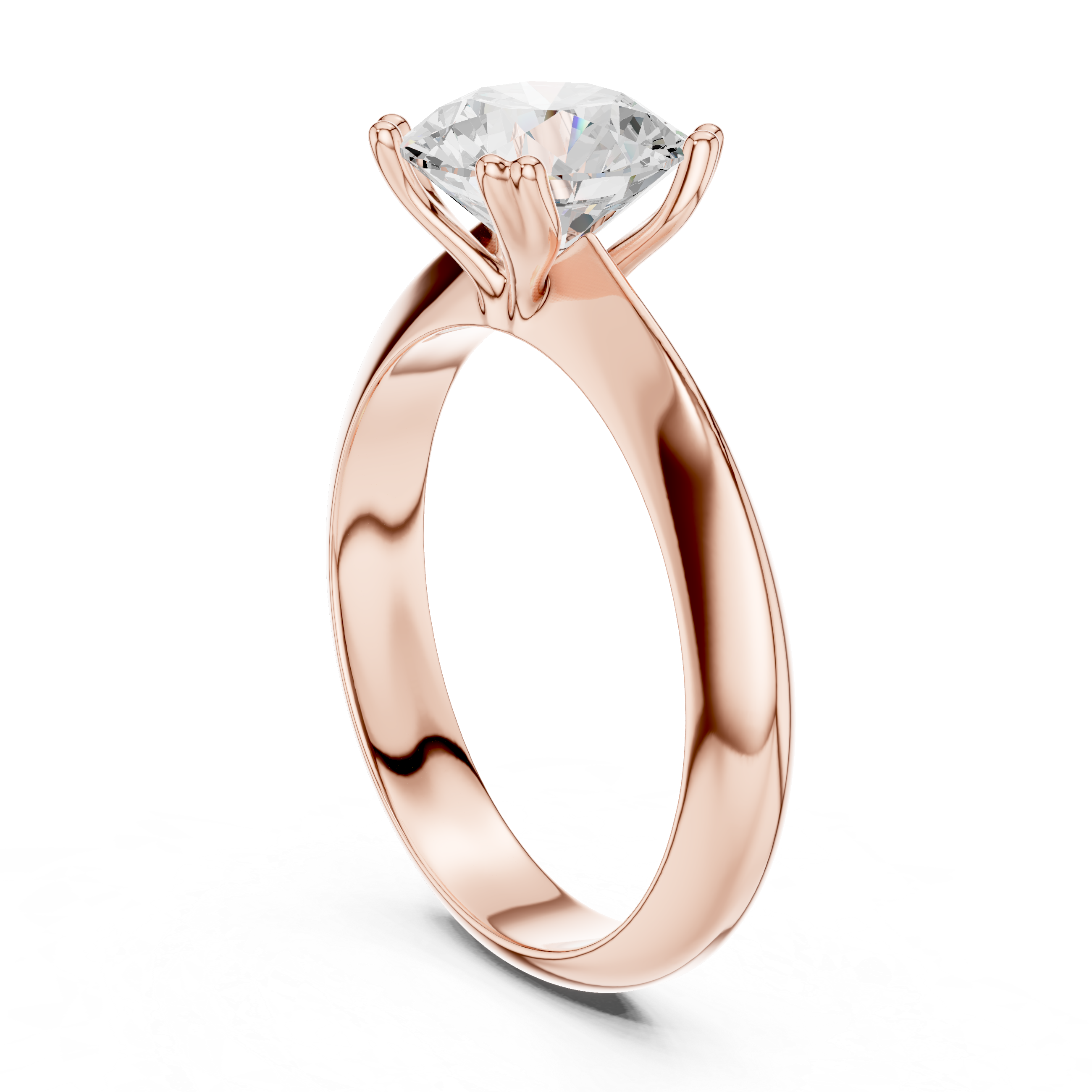 Eterna Round Solitaire Diamond Ring