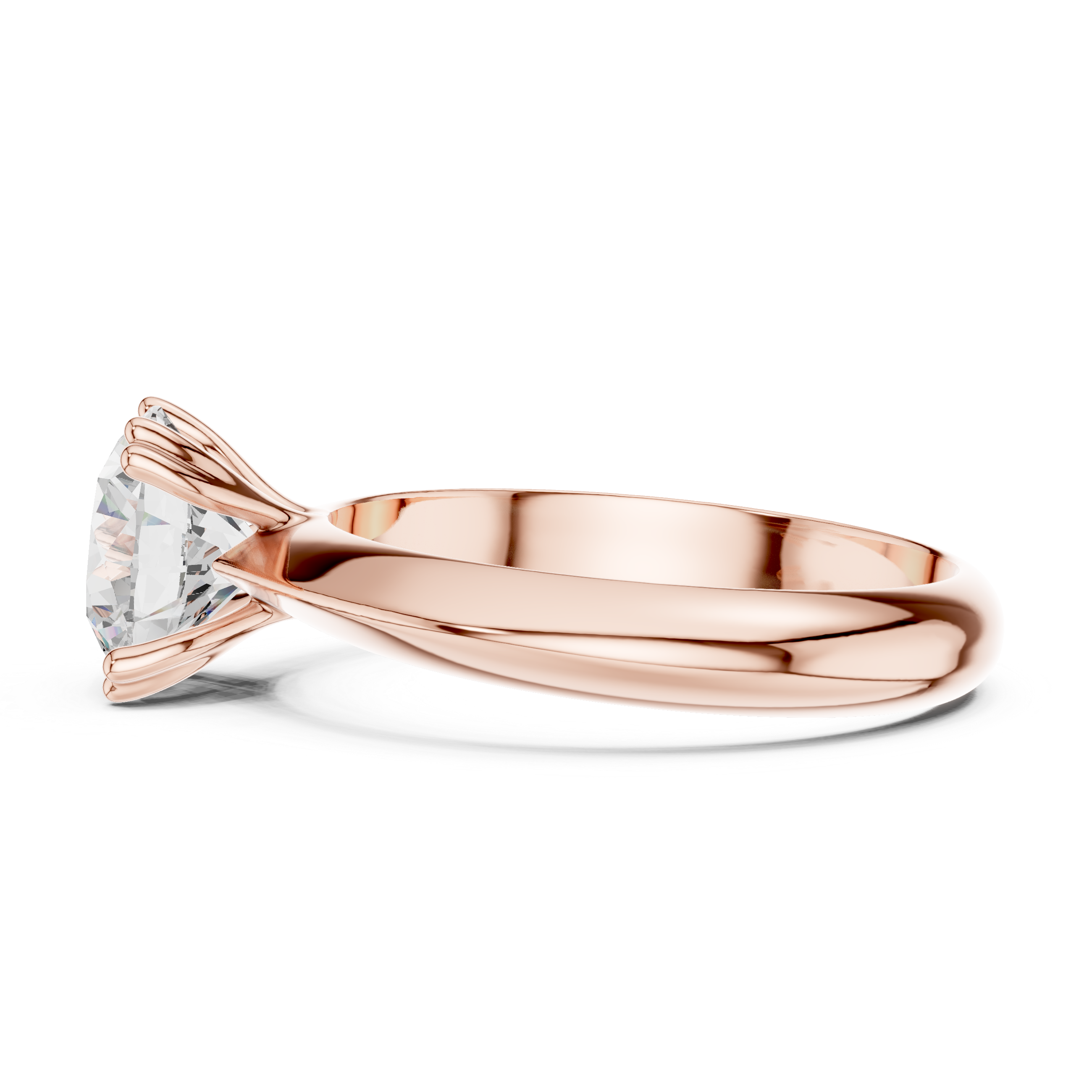 Eterna Round Solitaire Diamond Ring