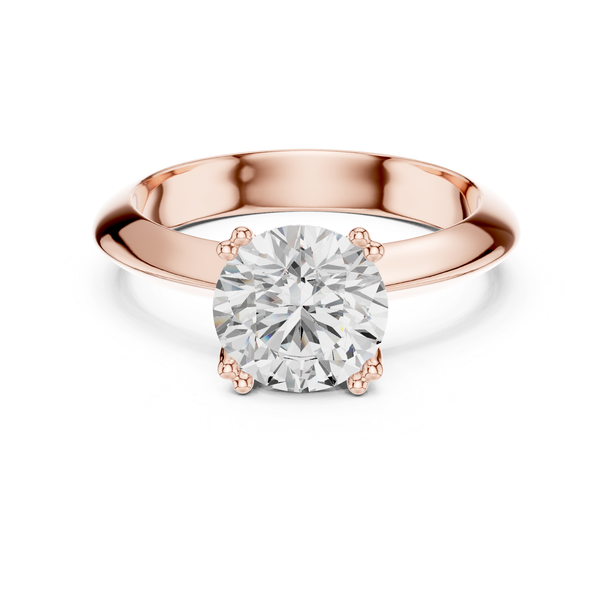 Eterna Round Solitaire Diamond Ring