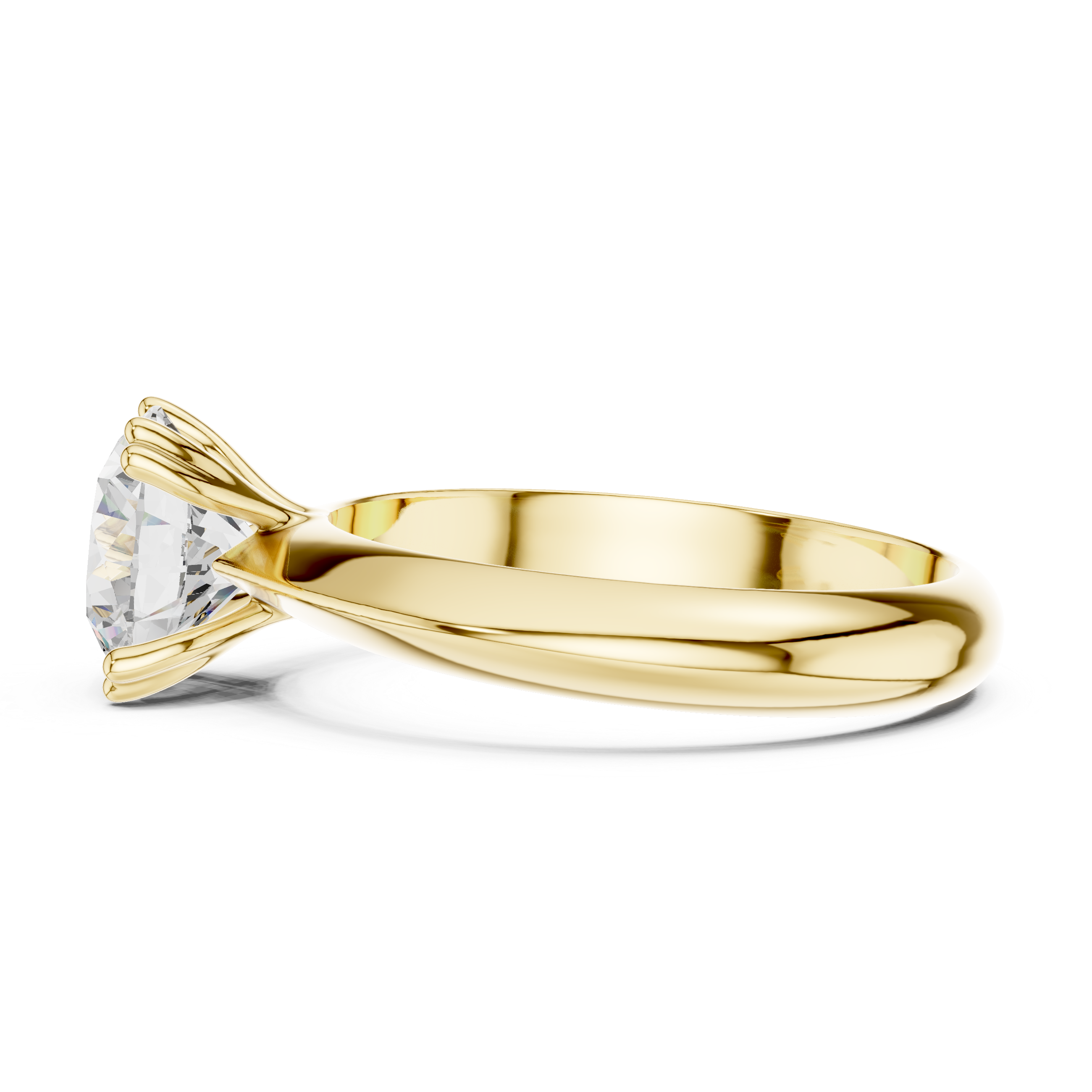 Eterna Round Solitaire Diamond Ring
