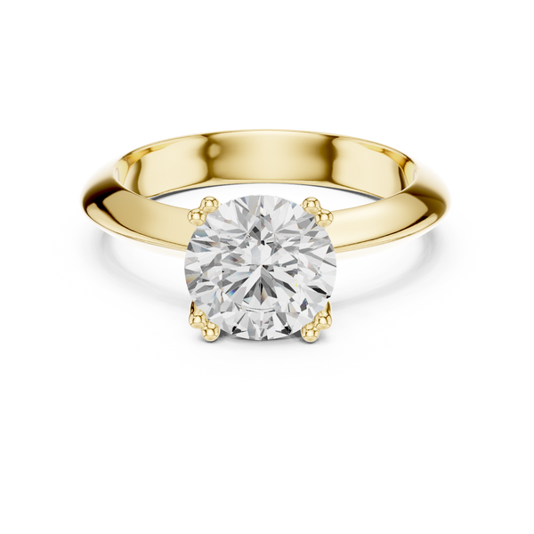 Eterna Round Solitaire Diamond Ring