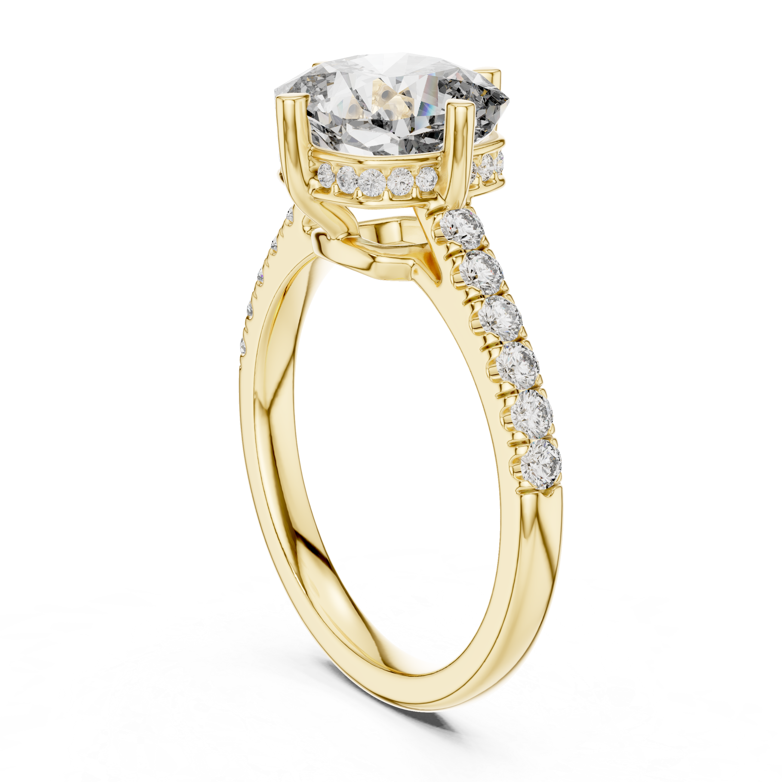 Imperia Cushion Diamond Ring