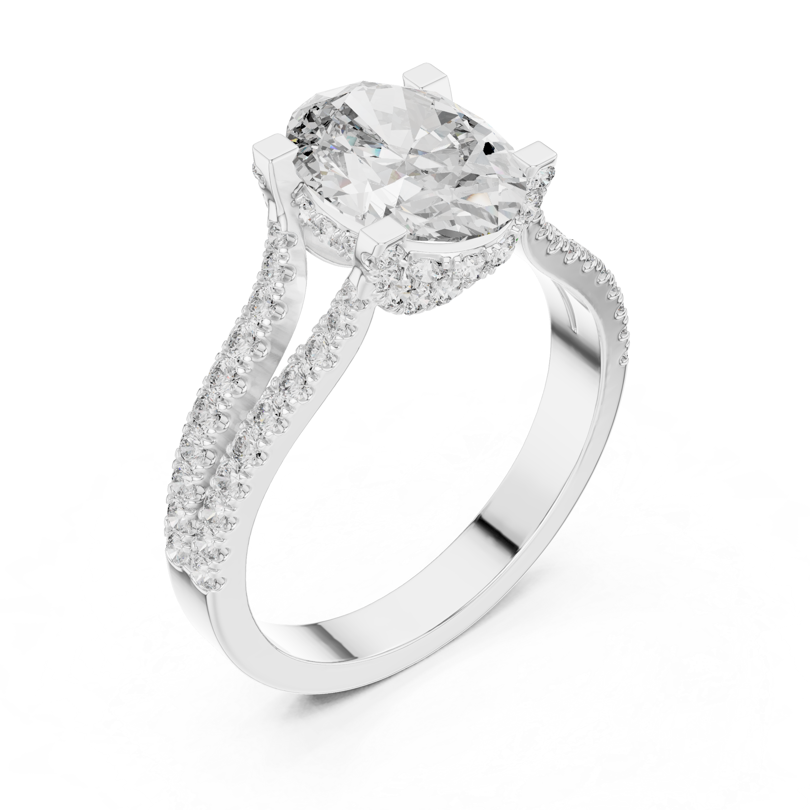Nova Oval Diamond Ring