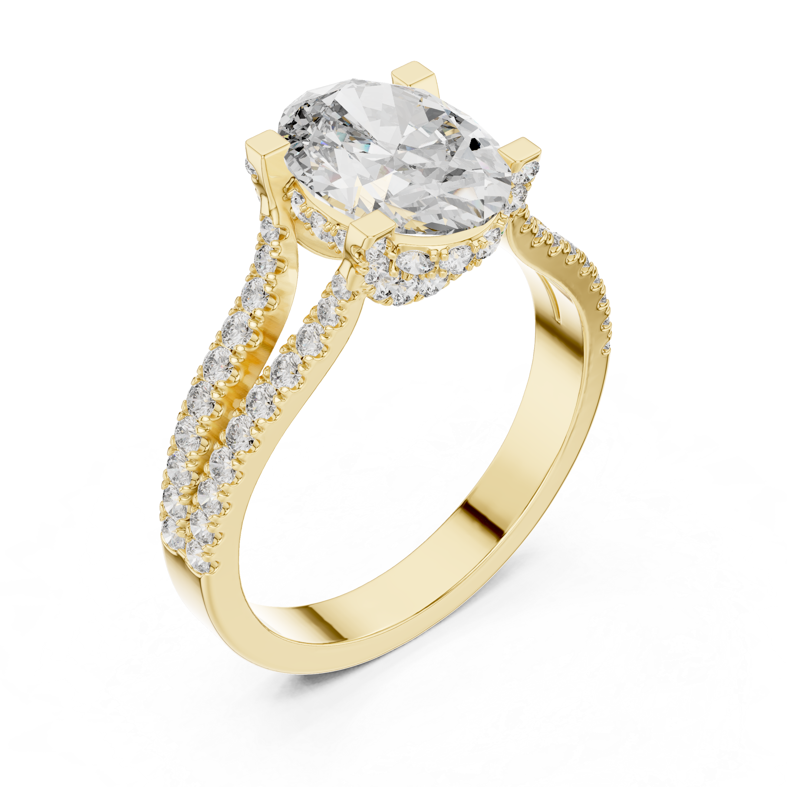 Nova Oval Diamond Ring