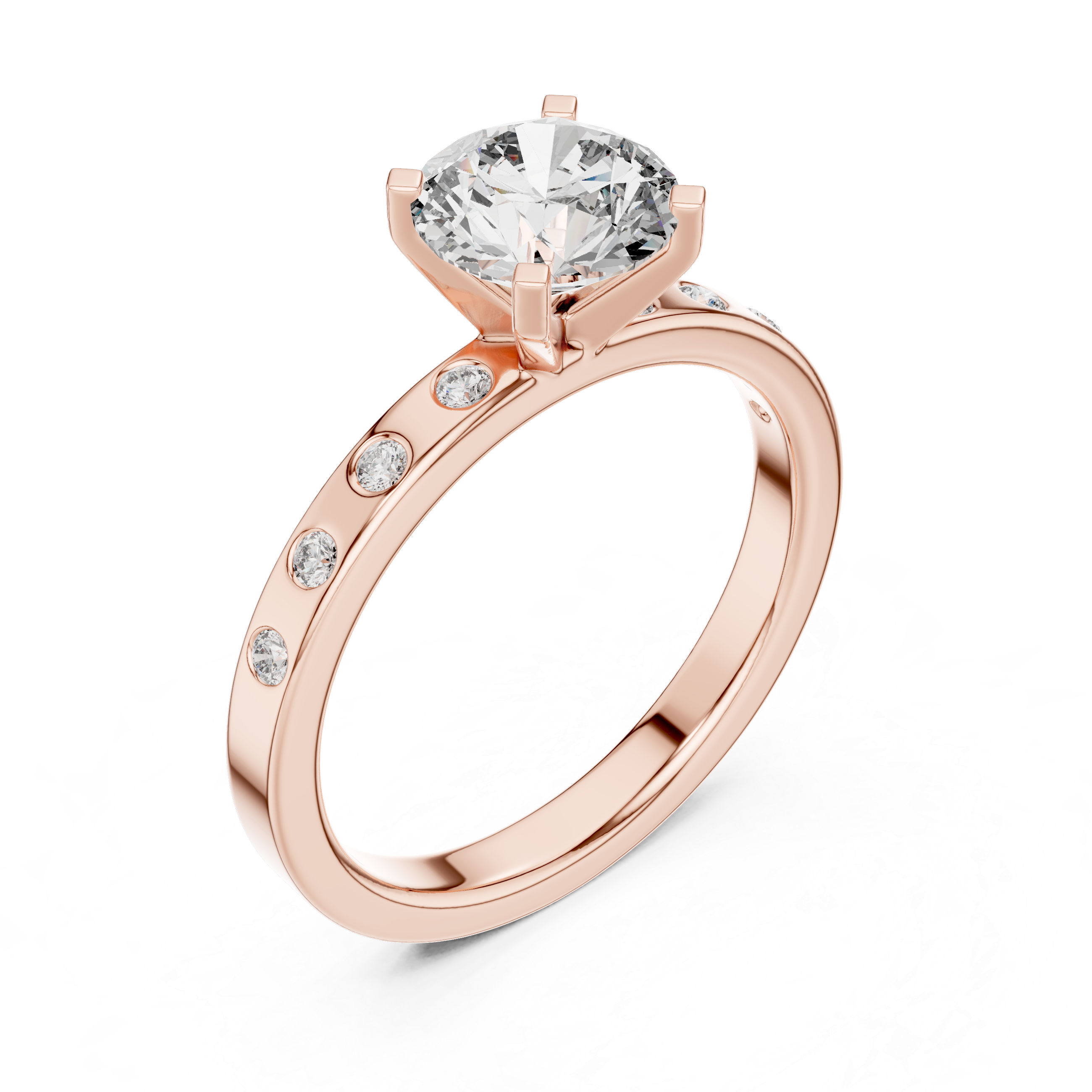 Tasvea Lustré SOLITAIRE DIAMOND RING