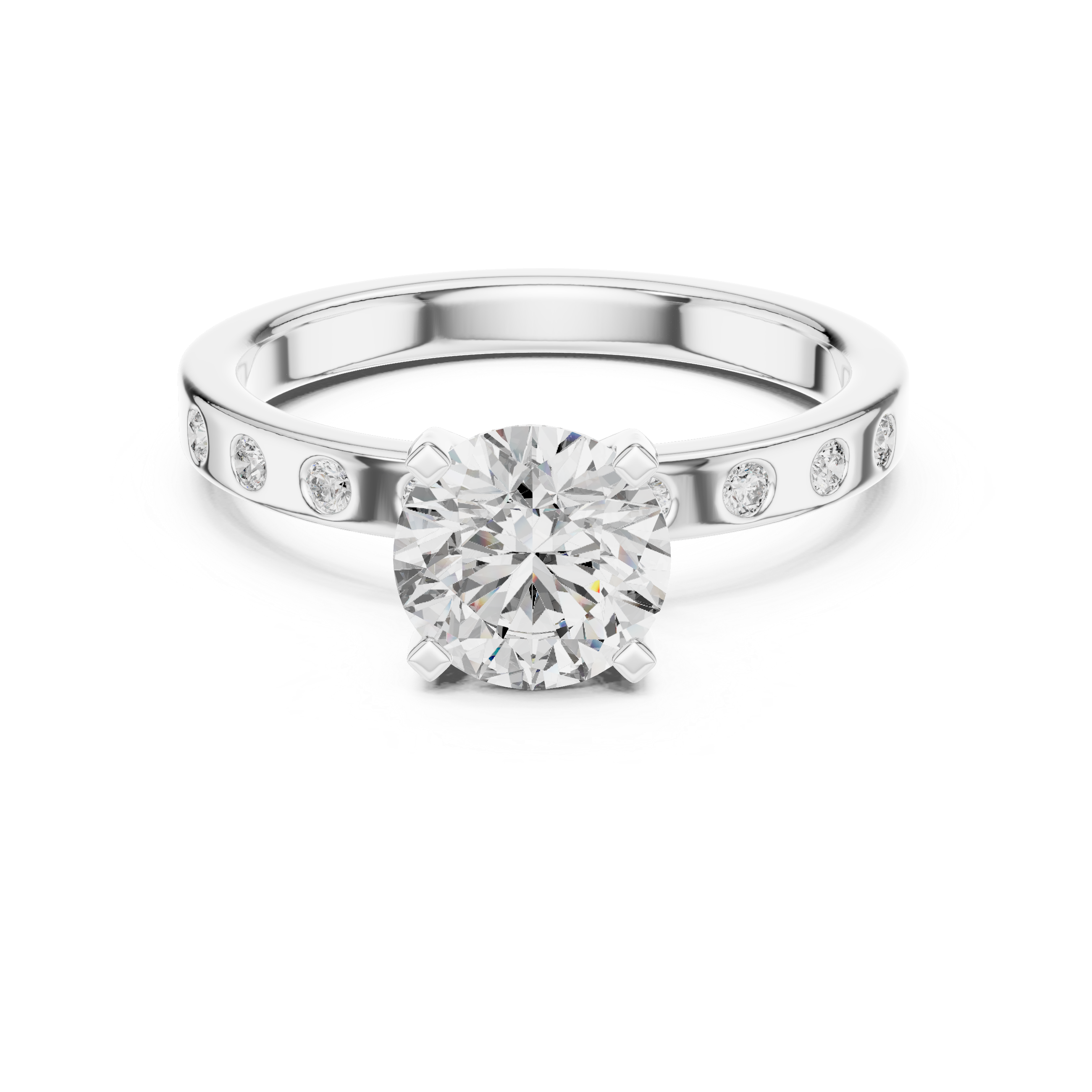Tasvea Lustré SOLITAIRE DIAMOND RING