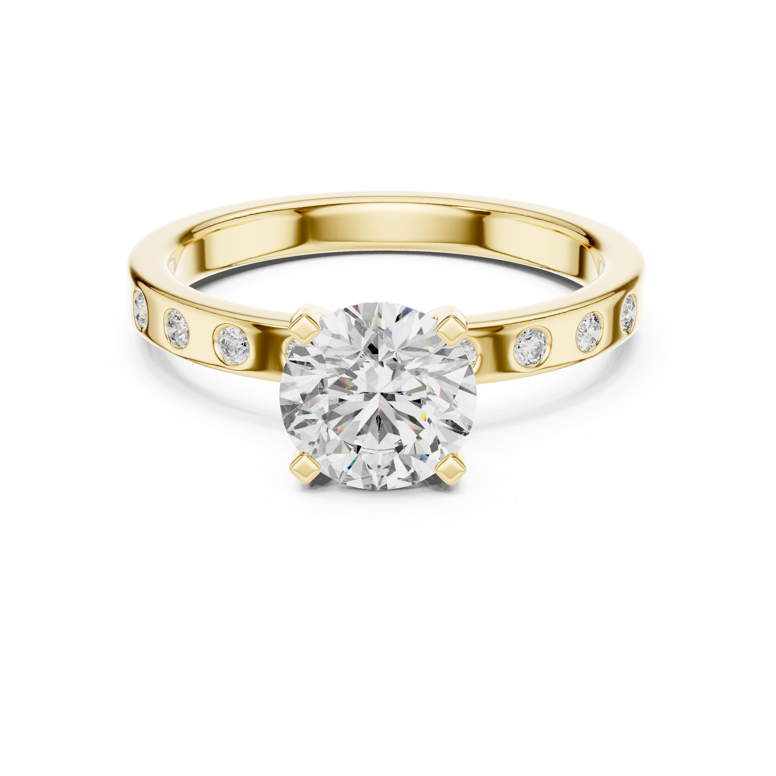 Tasvea Lustré SOLITAIRE DIAMOND RING