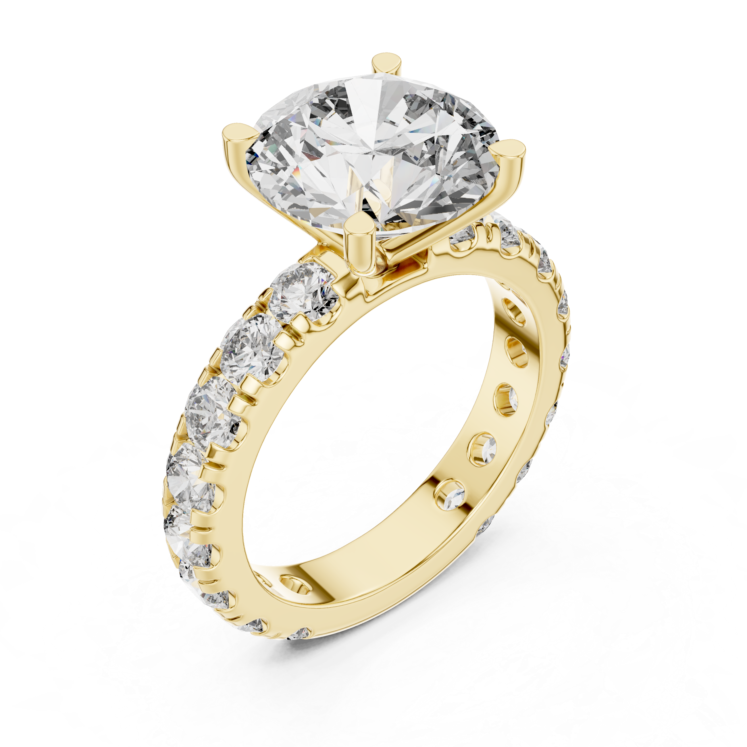 Amora Round Brilliant Solitaire Engagement Ring