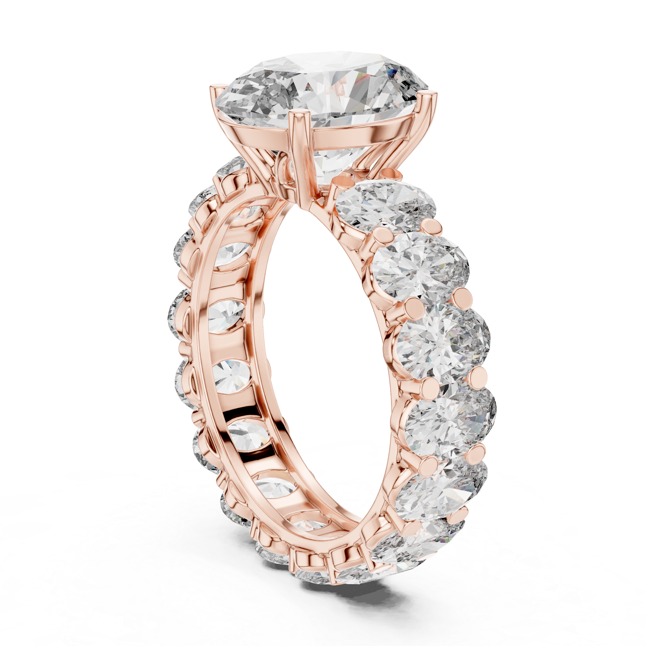 Eterna Oval Solitaire Ring