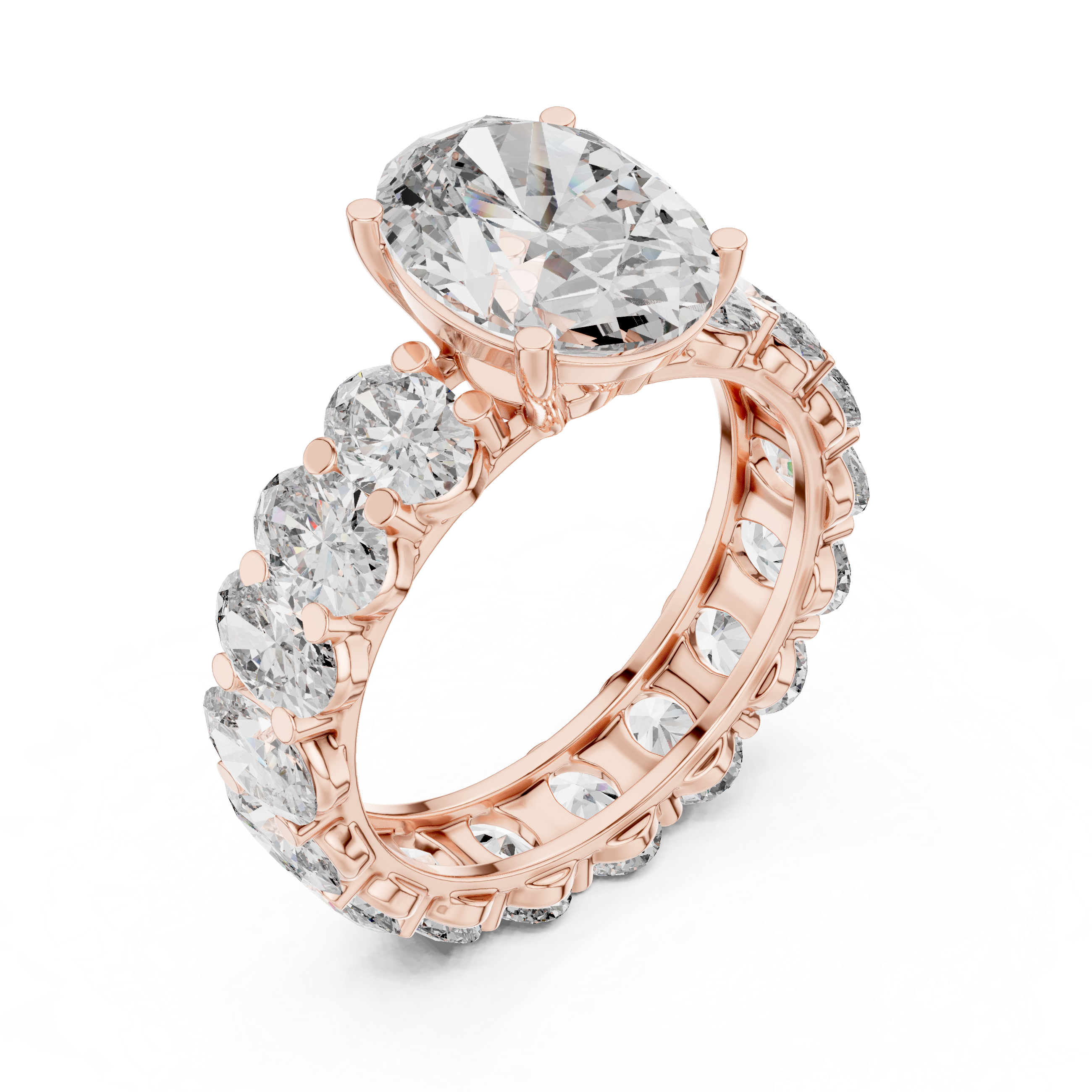 Eterna Oval Solitaire Ring