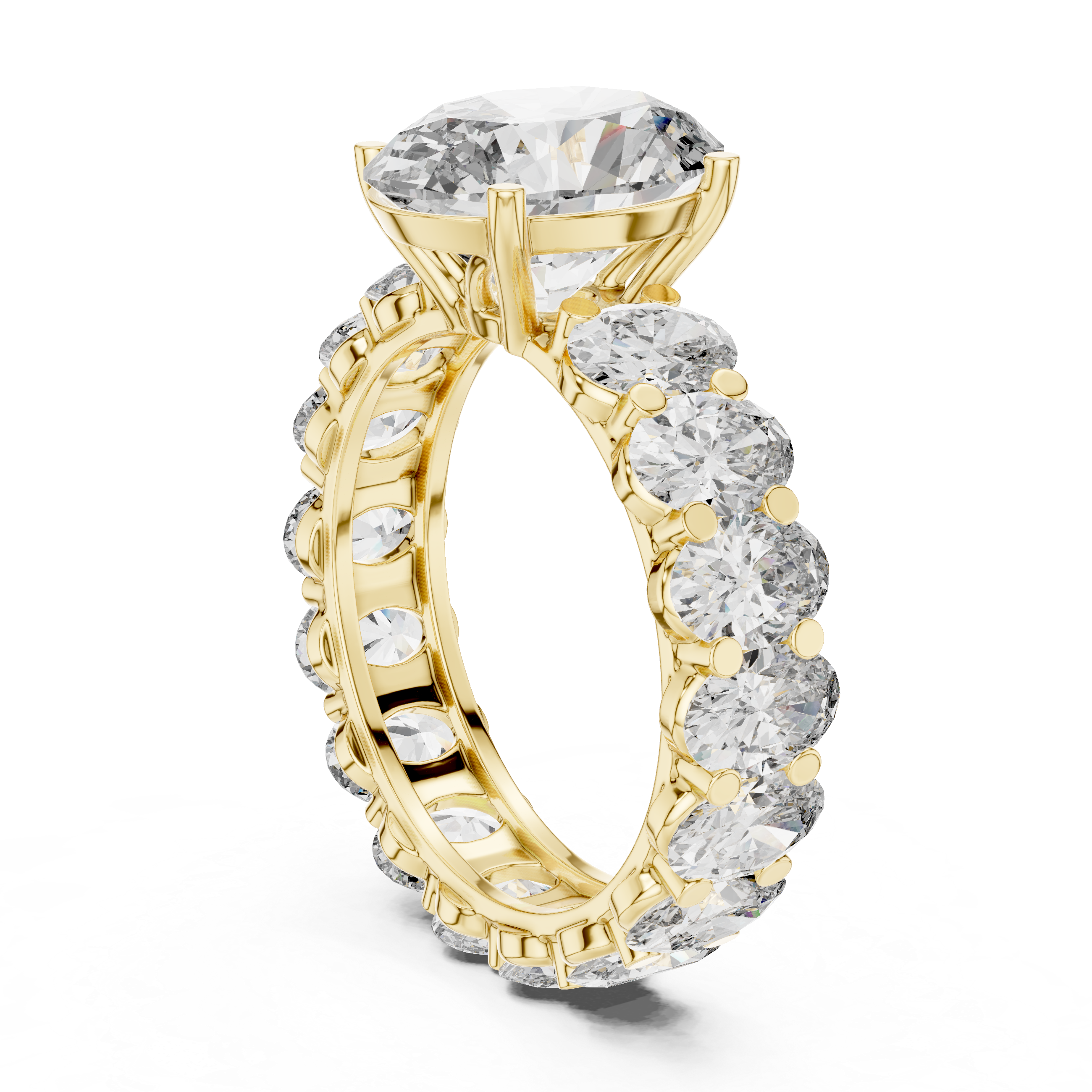 Eterna Oval Solitaire Ring