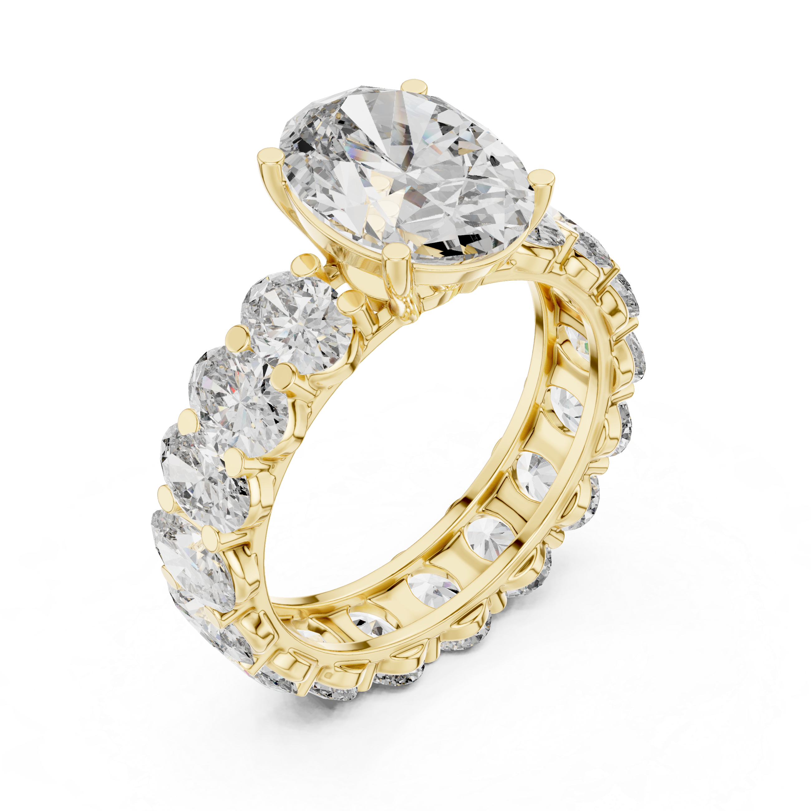Eterna Oval Solitaire Ring