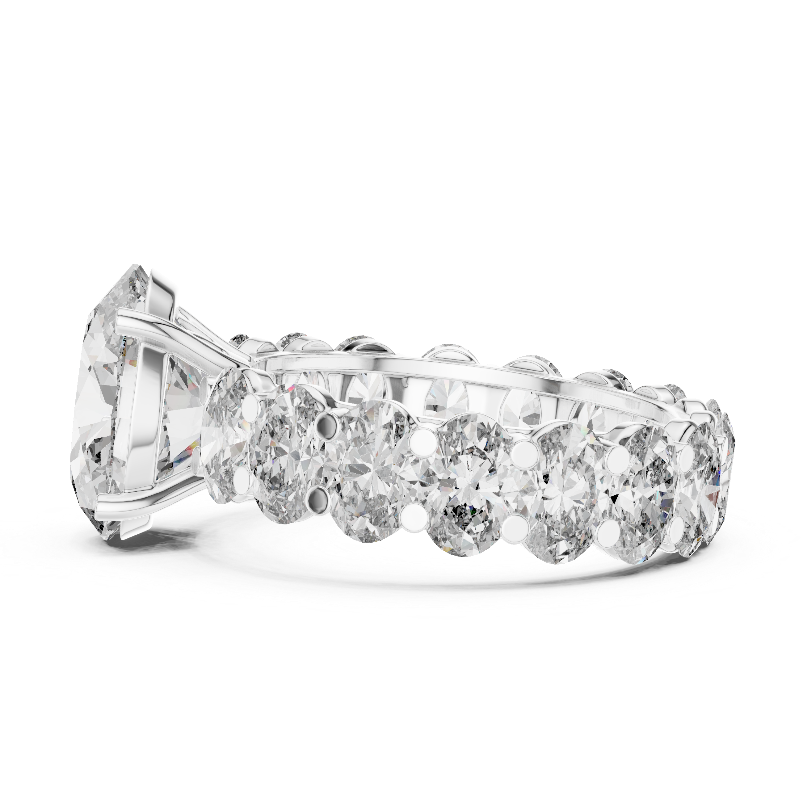 Eterna Oval Solitaire Ring