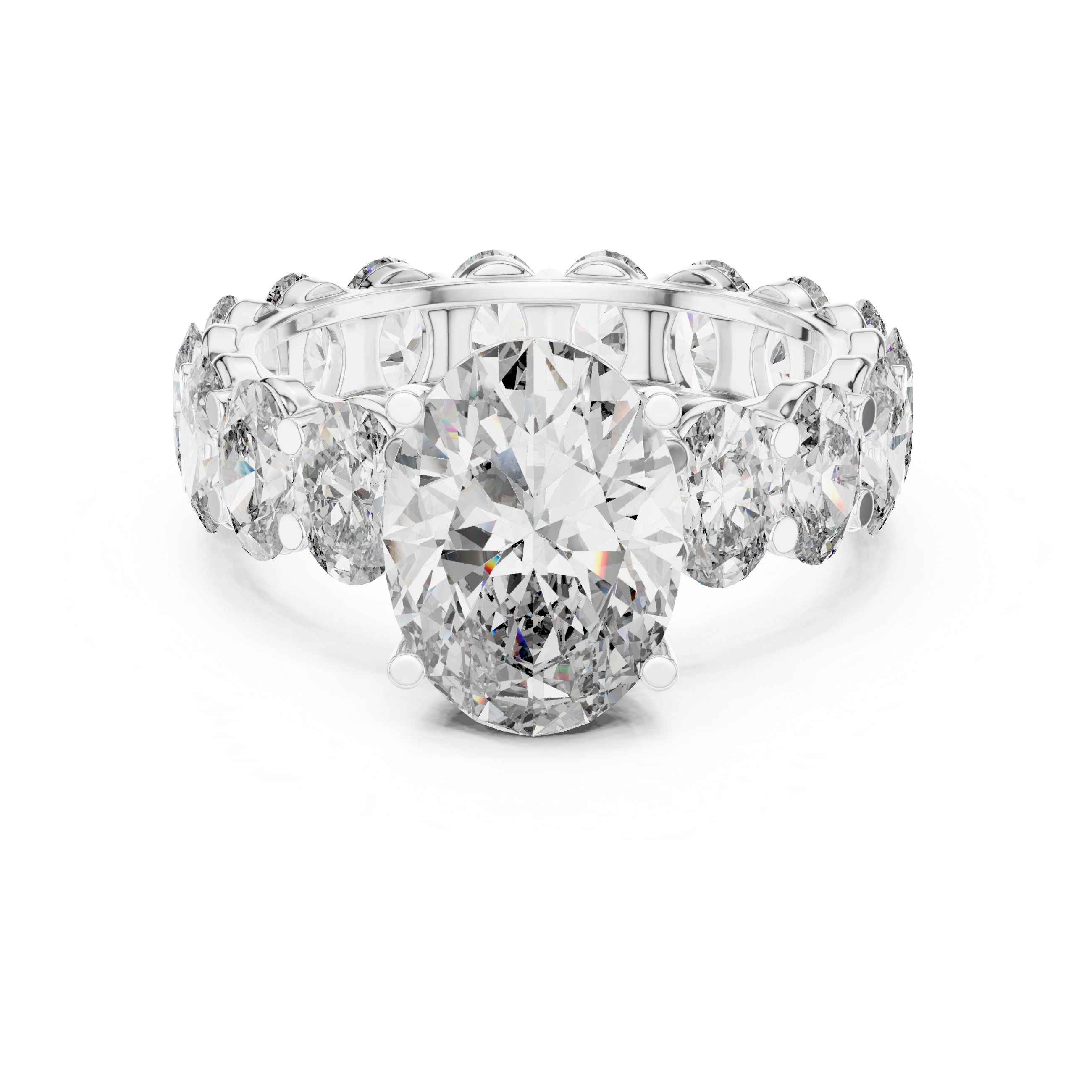 Eterna Oval Solitaire Ring