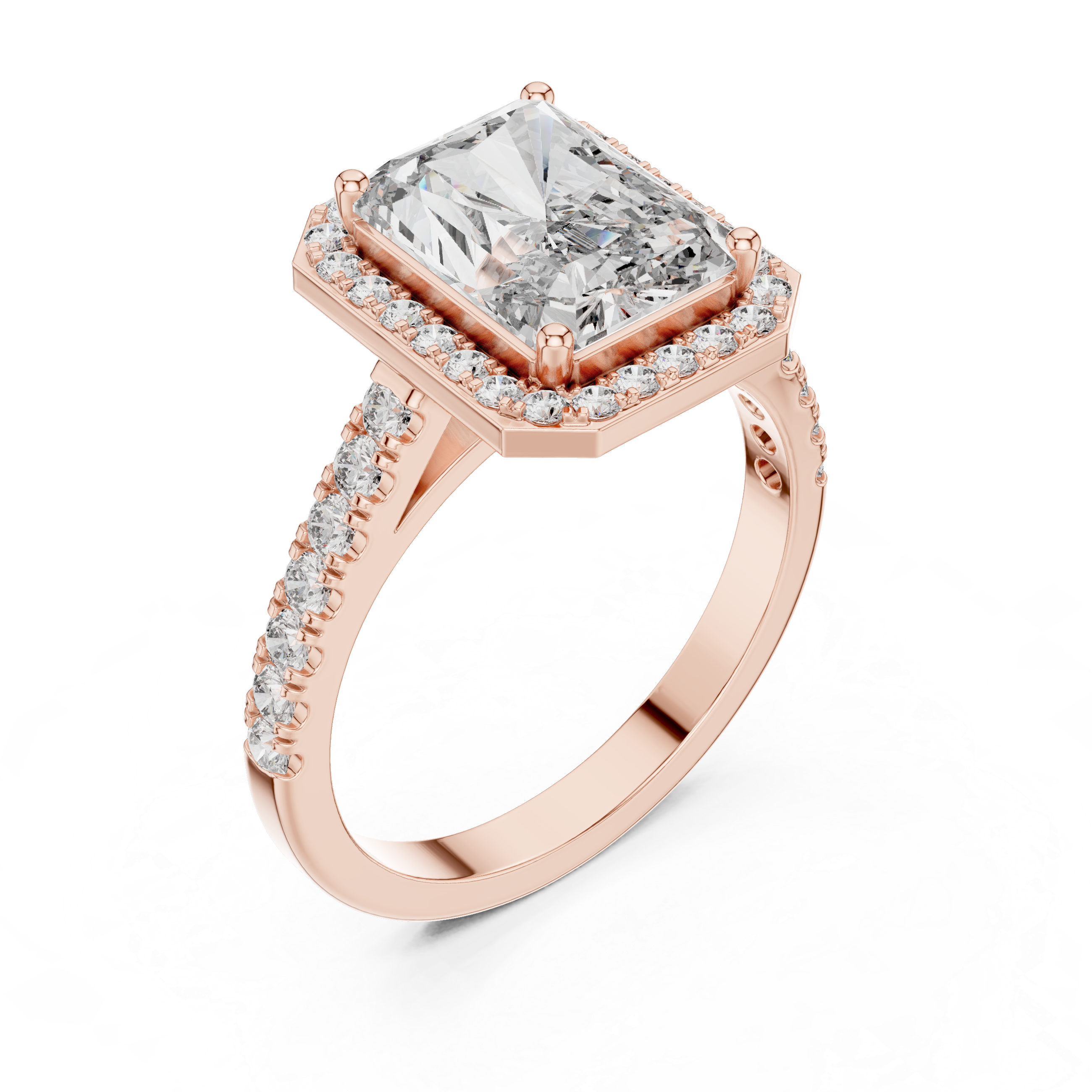 Imperial Radiant Engagement Ring