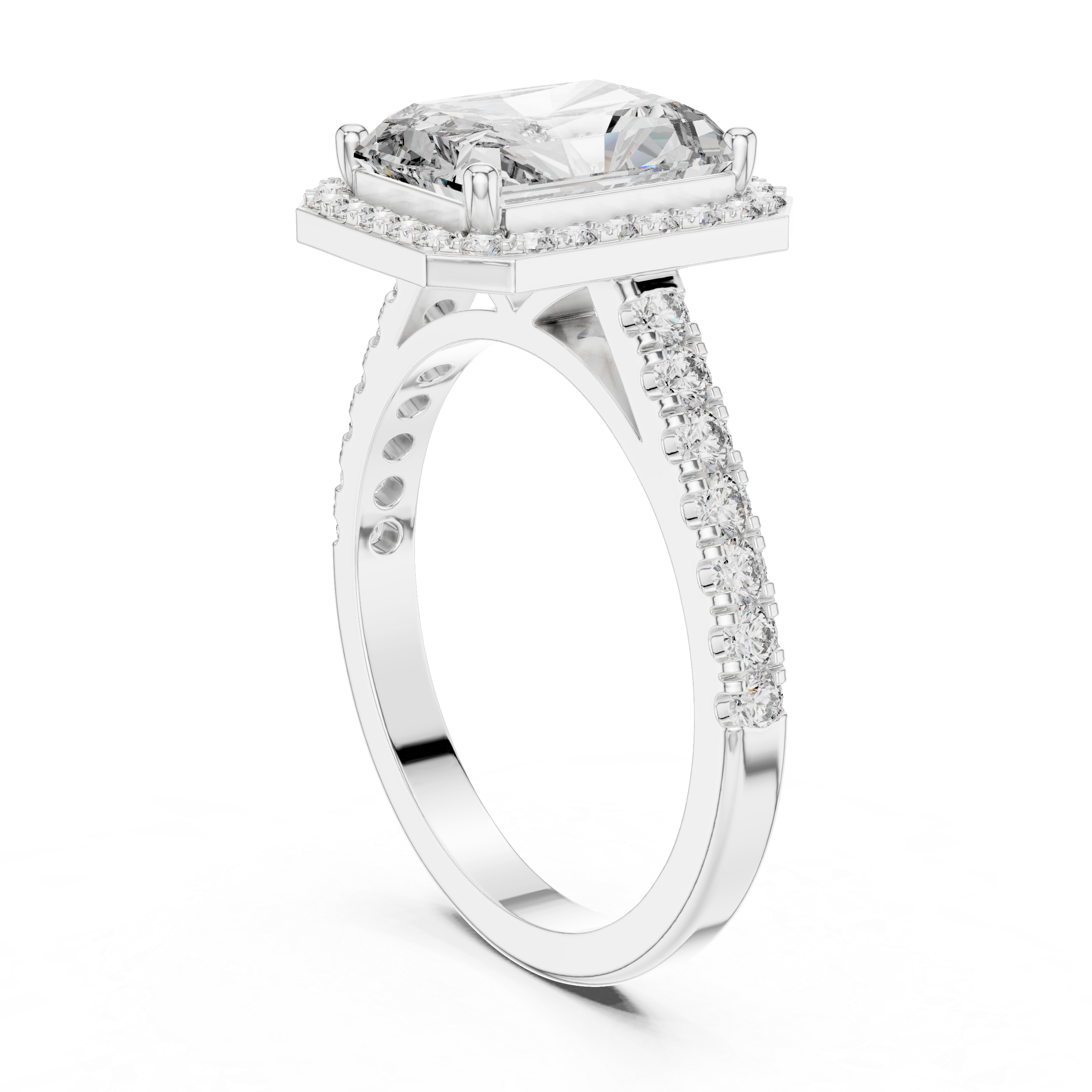 Imperial Radiant Engagement Ring