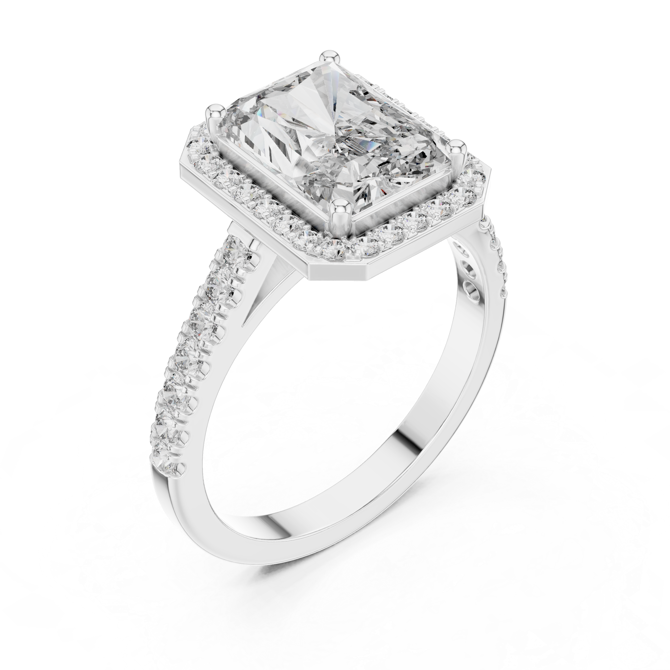 Imperial Radiant Engagement Ring