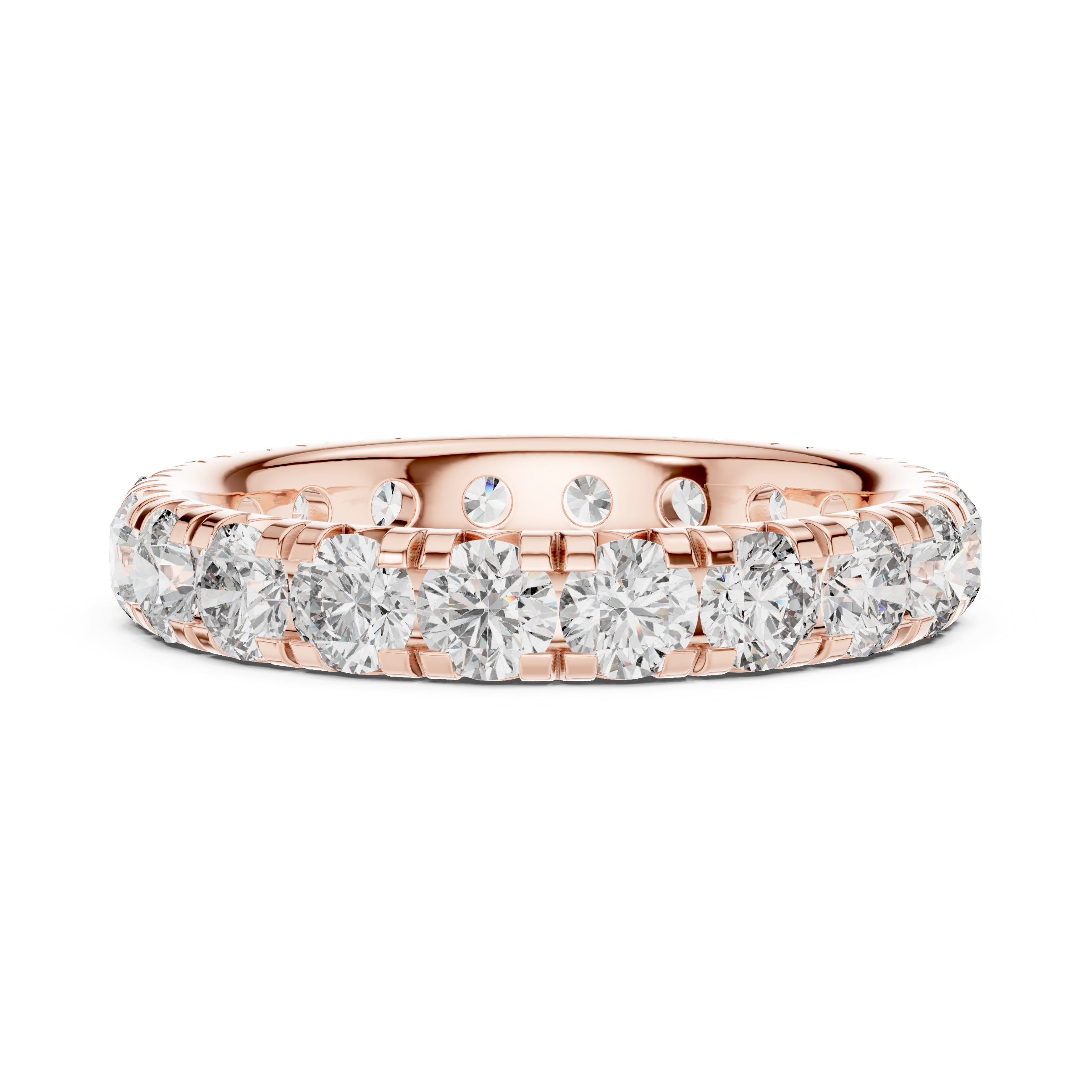 Luxury Round Diamond Anniversary Band