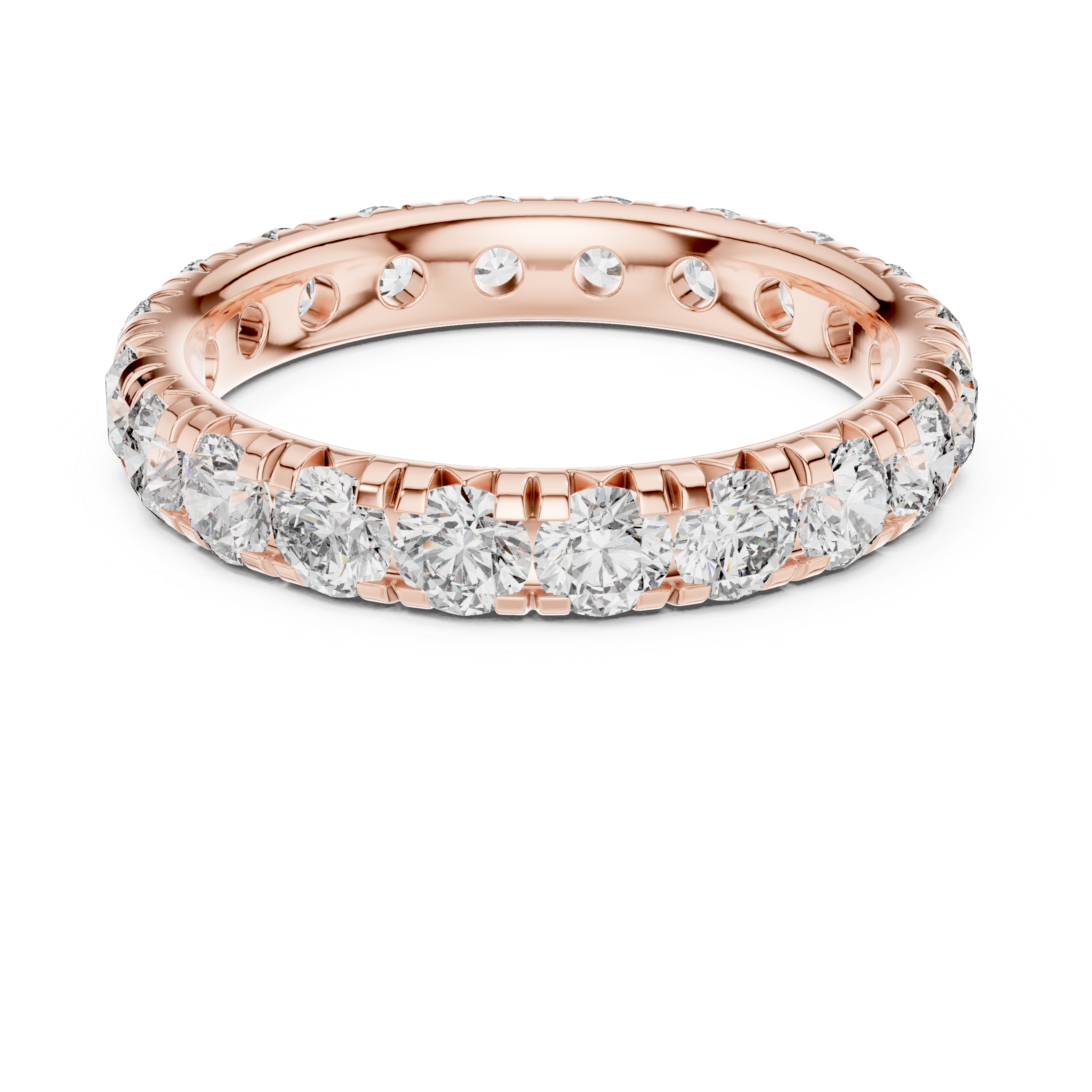 Luxury Round Diamond Anniversary Band