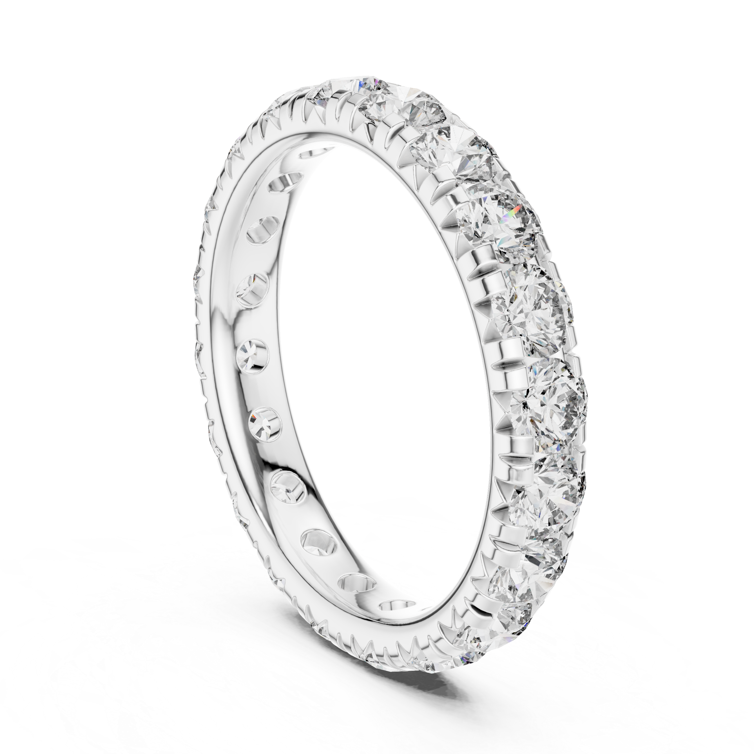 Luxury Round Diamond Anniversary Band