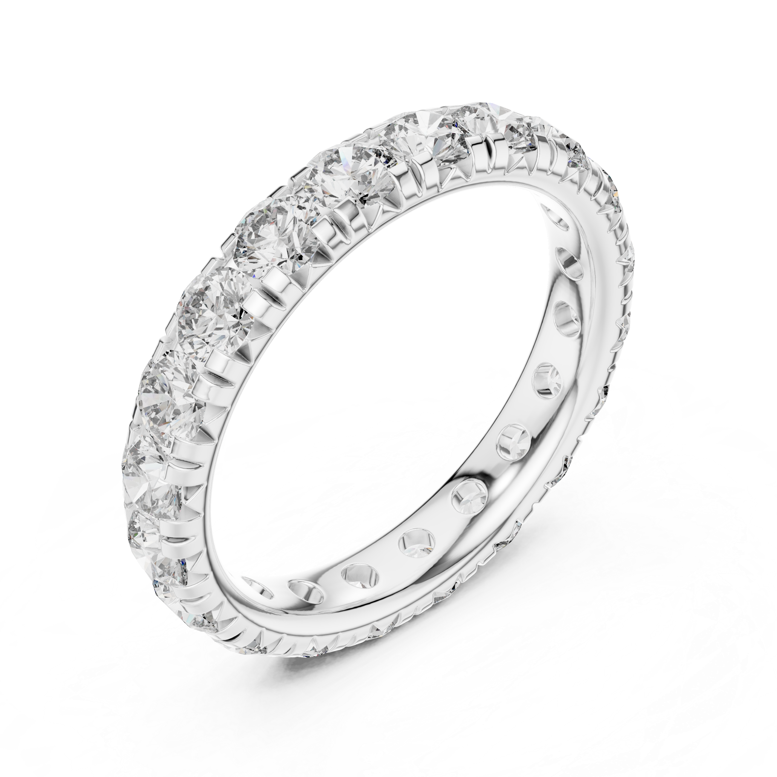 Luxury Round Diamond Anniversary Band
