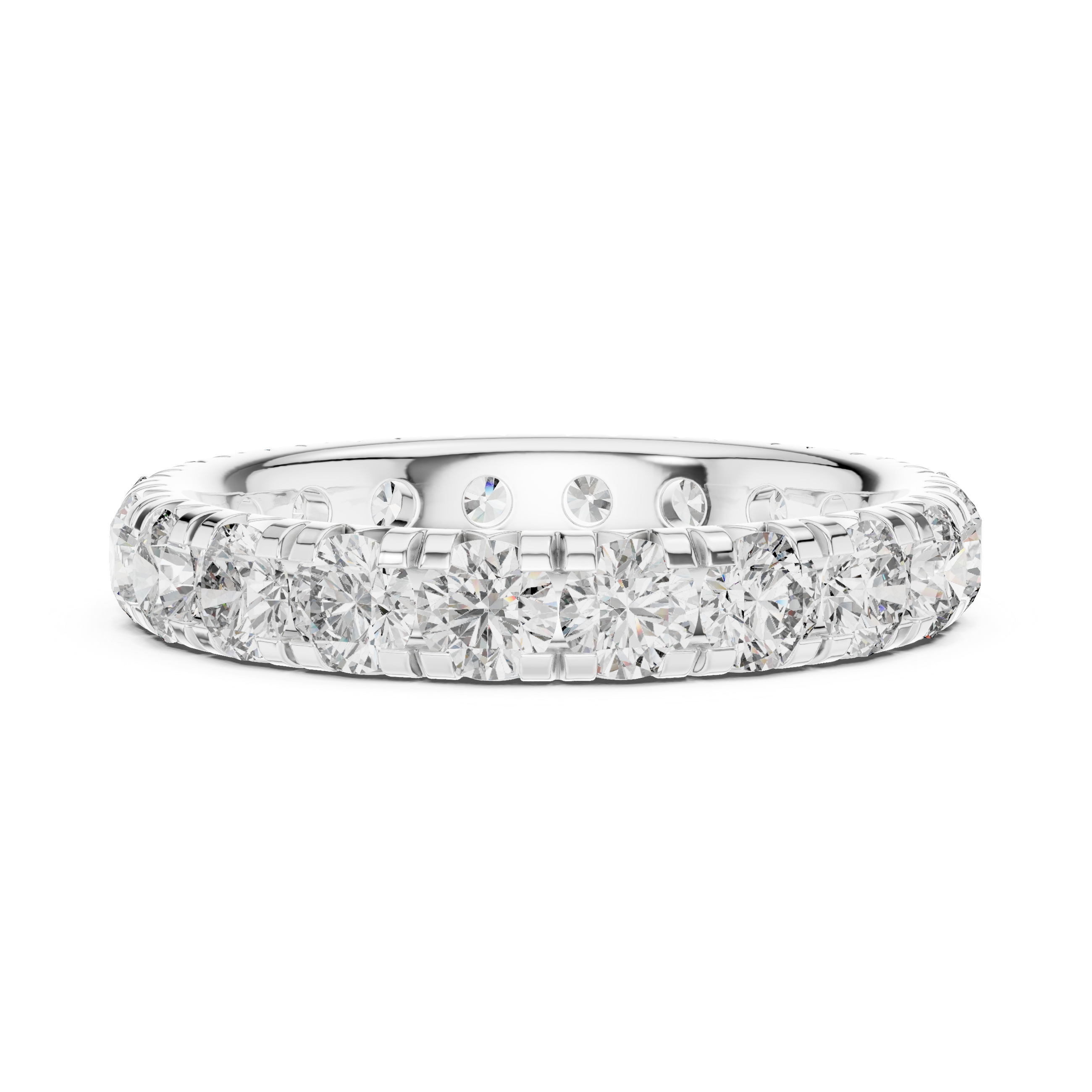 Luxury Round Diamond Anniversary Band