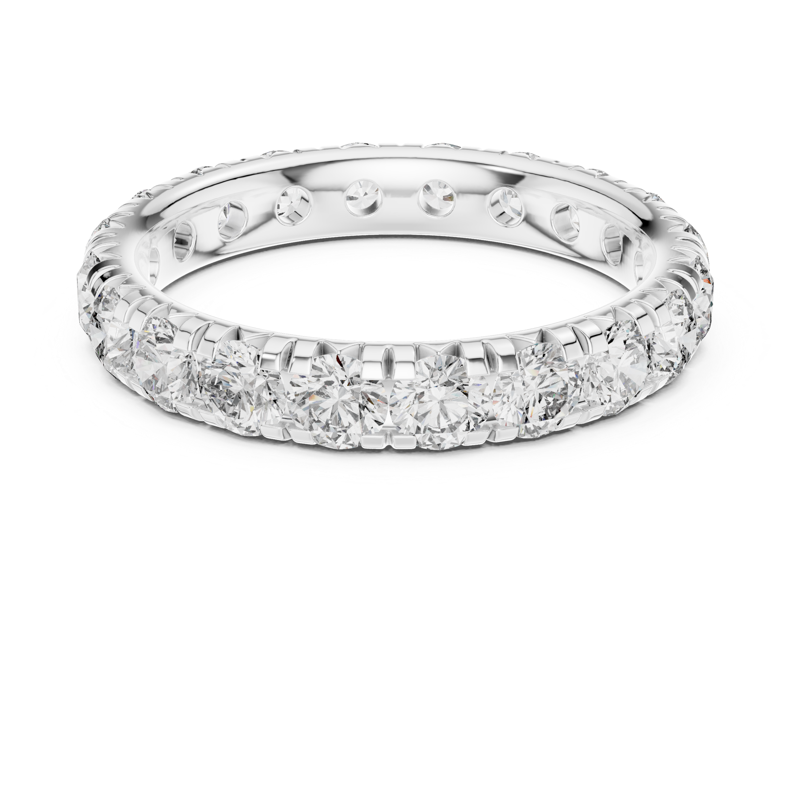 Luxury Round Diamond Anniversary Band