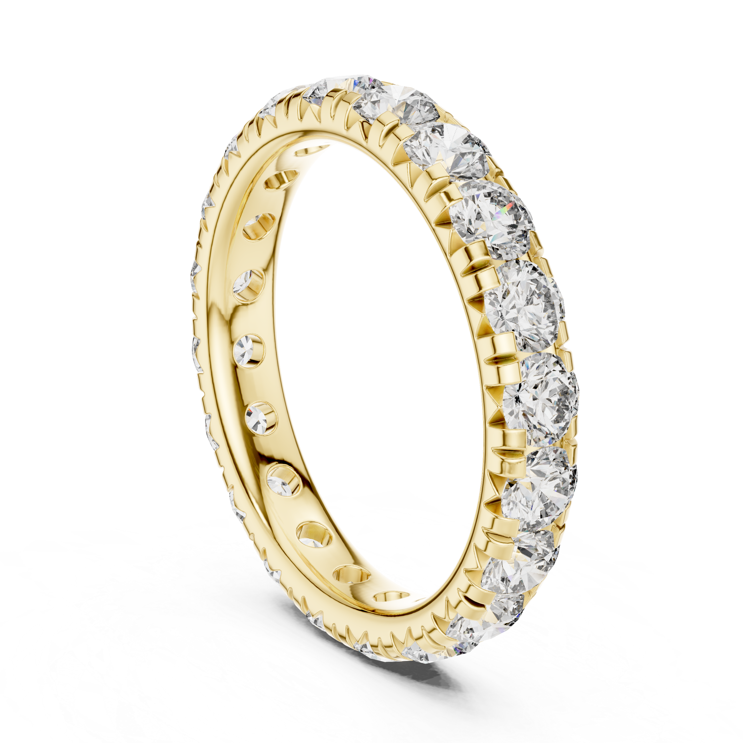 Luxury Round Diamond Anniversary Band