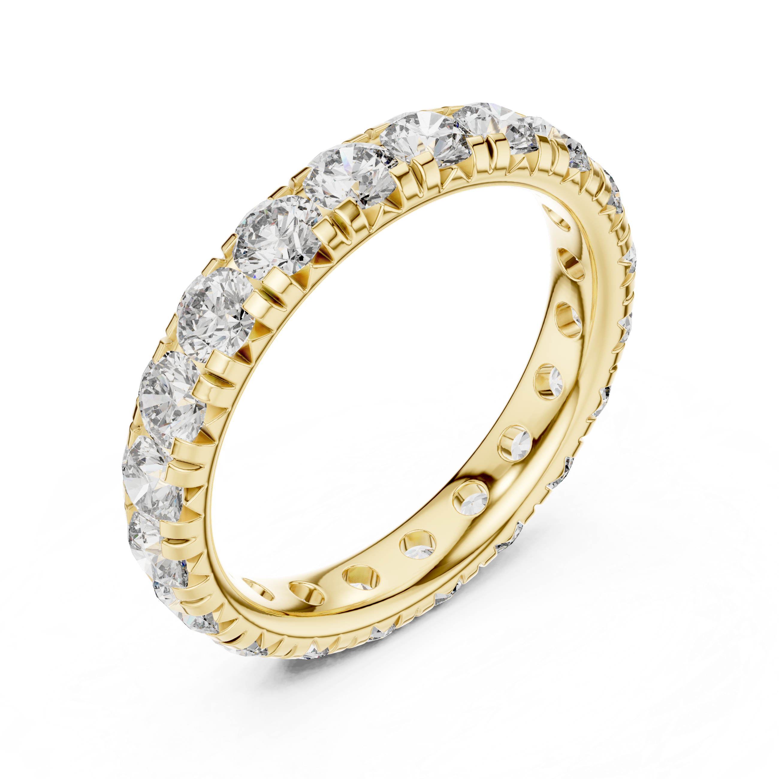 Luxury Round Diamond Anniversary Band