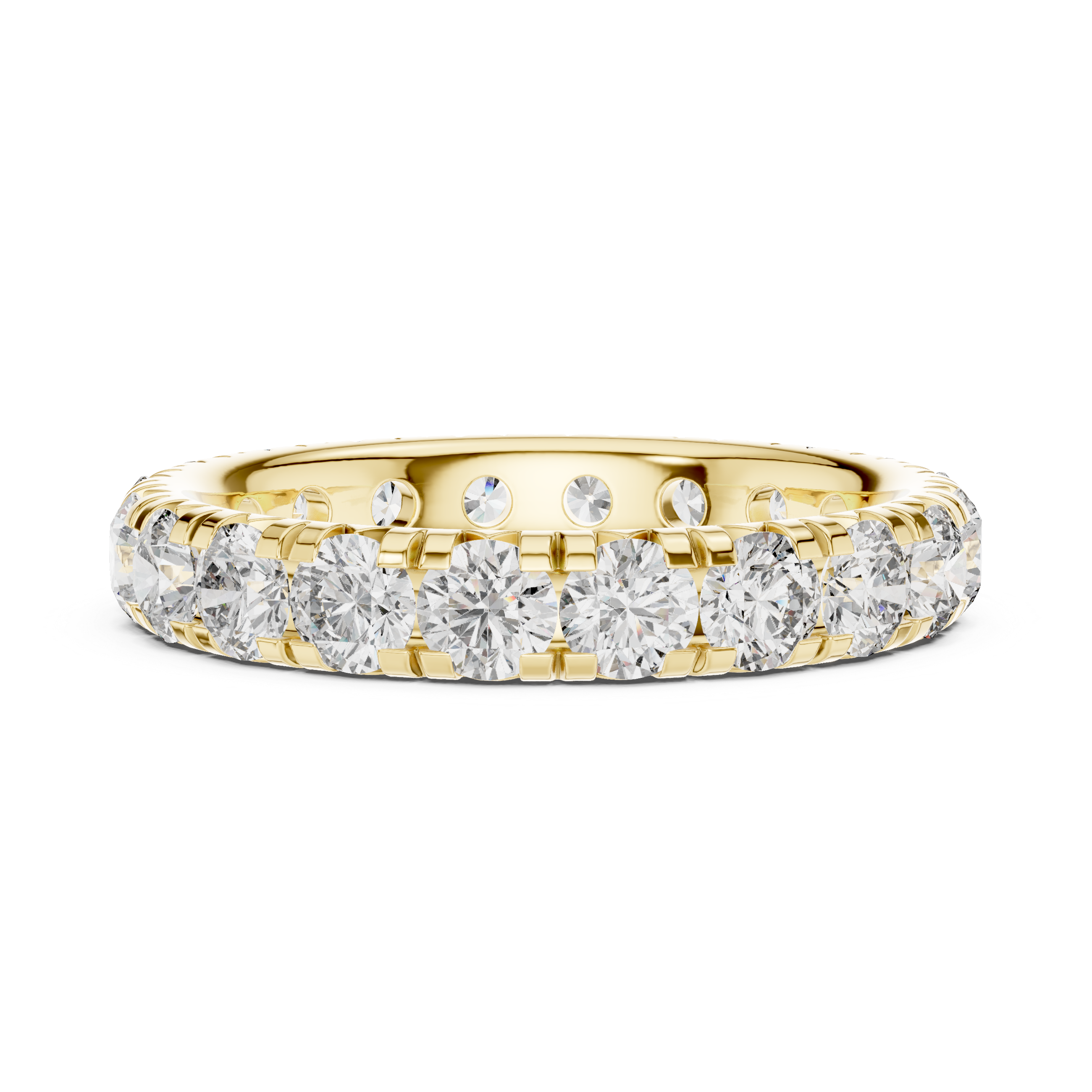 Luxury Round Diamond Anniversary Band