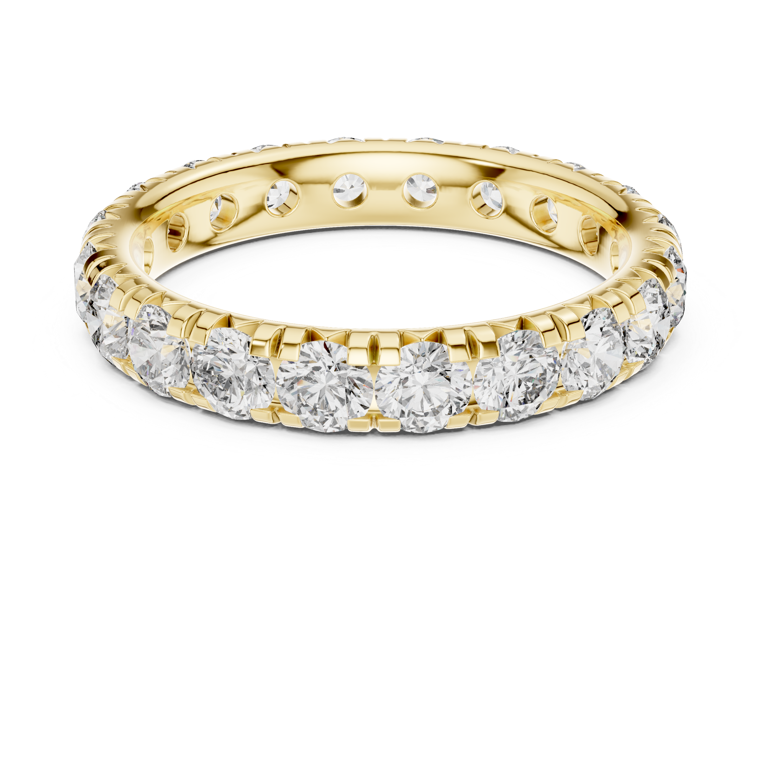 Luxury Round Diamond Anniversary Band