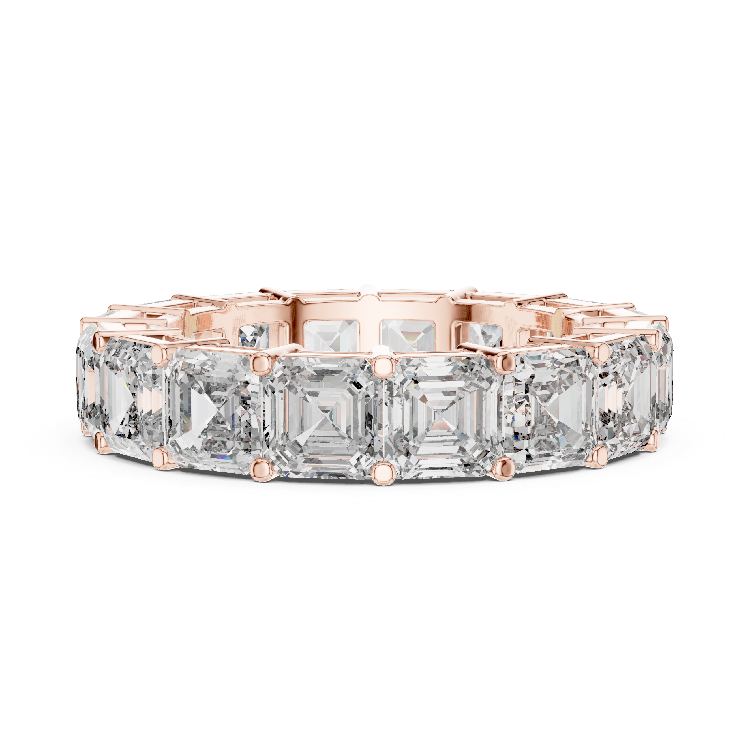 Emerald Diamond Eternity Ring