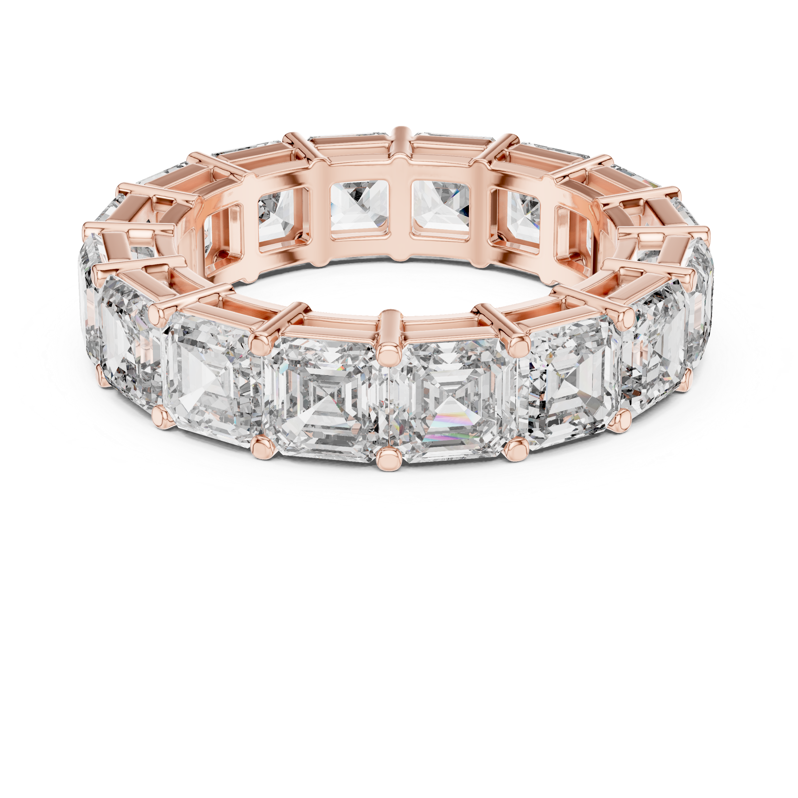 Emerald Diamond Eternity Ring