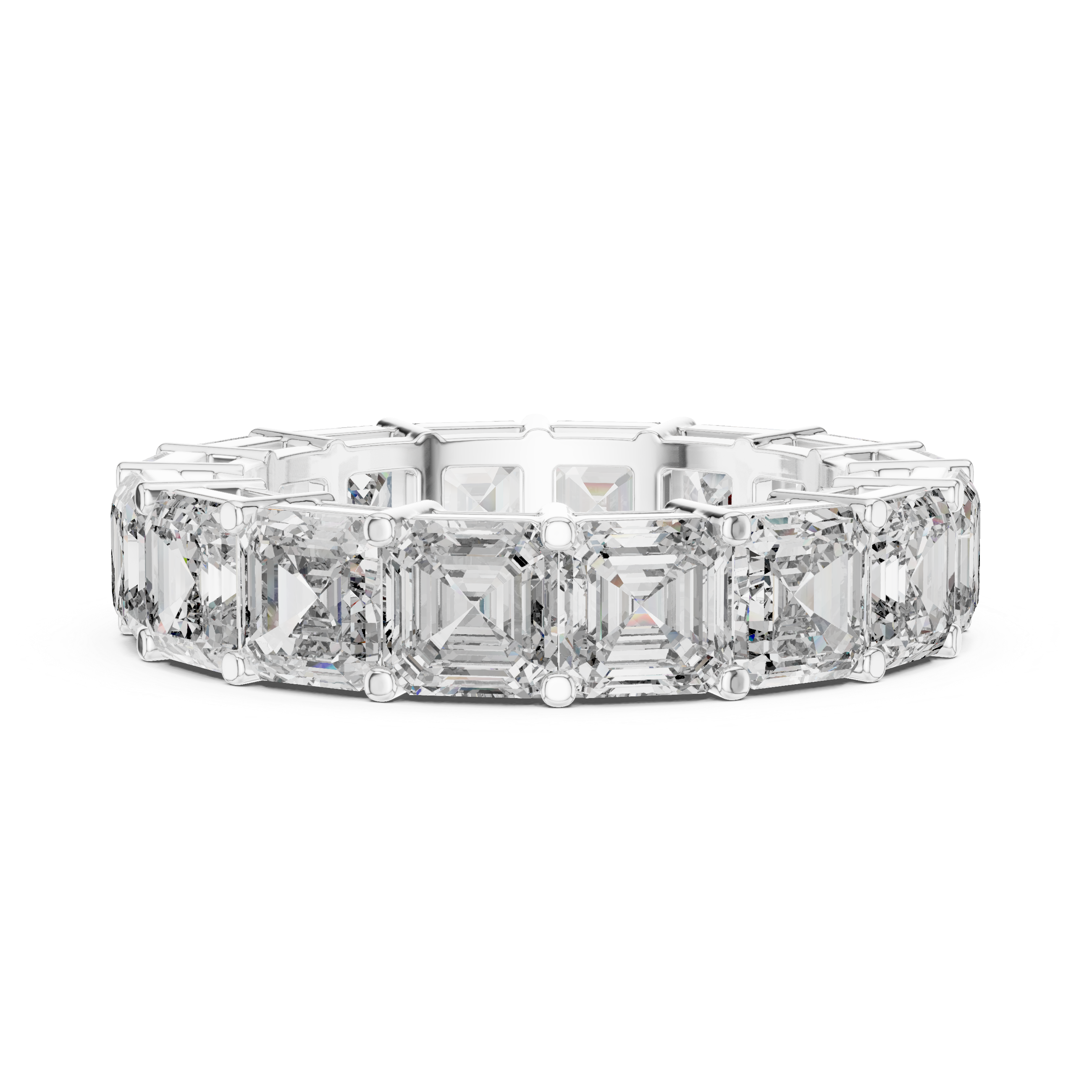 Emerald Diamond Eternity Ring